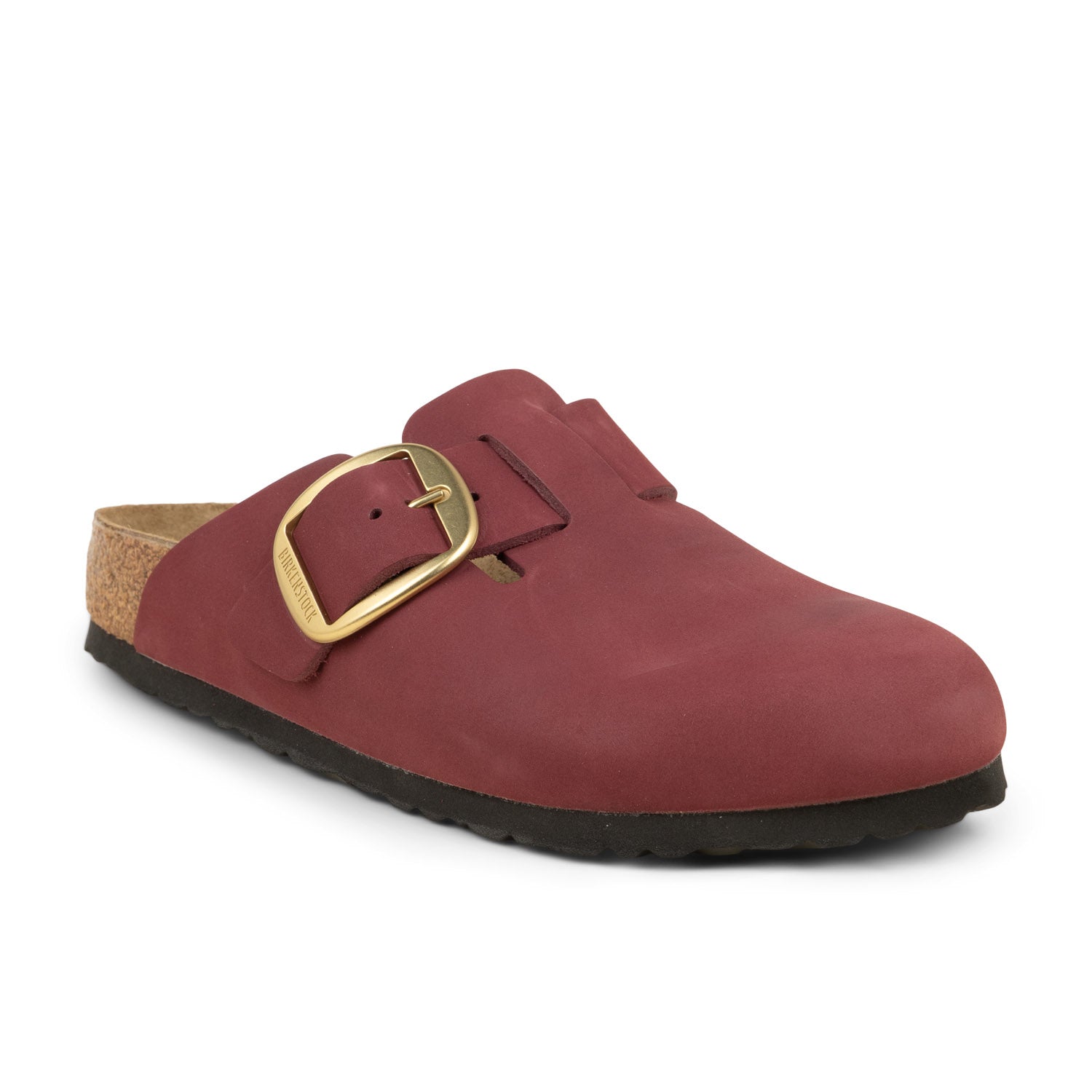 Mules Femme BIRKENSTOCK BOSTON BB NUBUCK Bordeaux