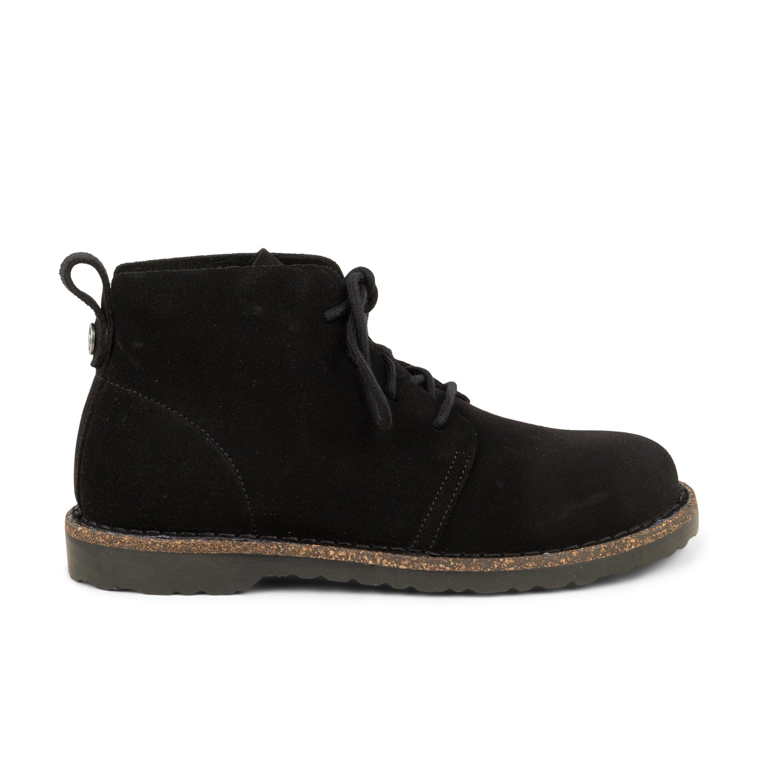 Boots et bottines Femme BIRKENSTOCK UPPSALA MID LACE SUEDE Noir