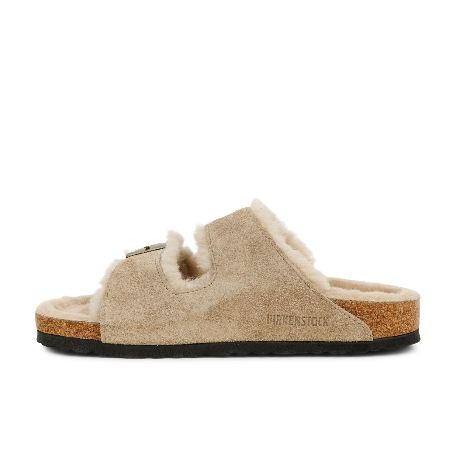 Mules Femme BIRKENSTOCK ARIZONA SHEARLING Beige