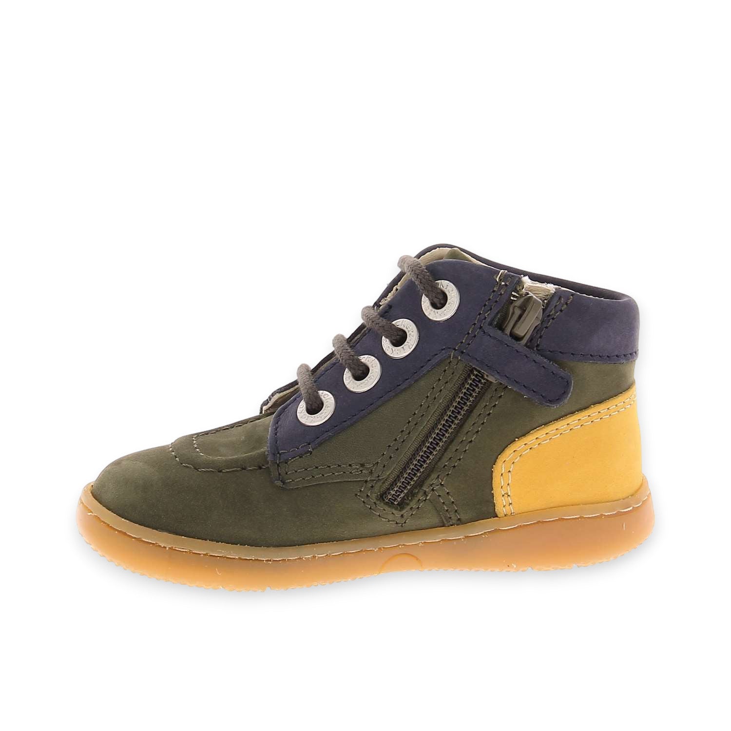 Chaussures montantes Enfant KICKERS KICKICONIC Kaki