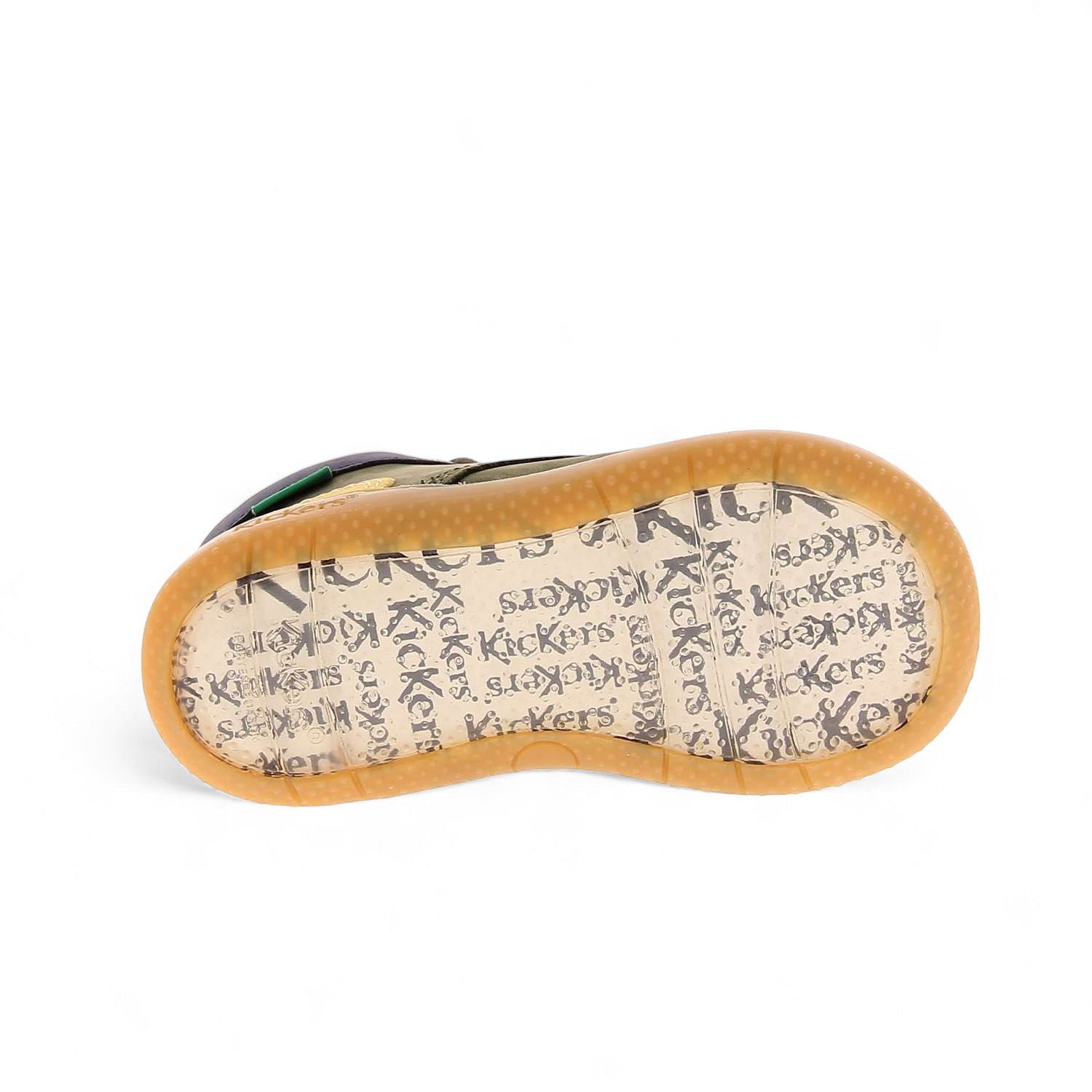 Chaussures montantes Enfant KICKERS KICKICONIC Kaki
