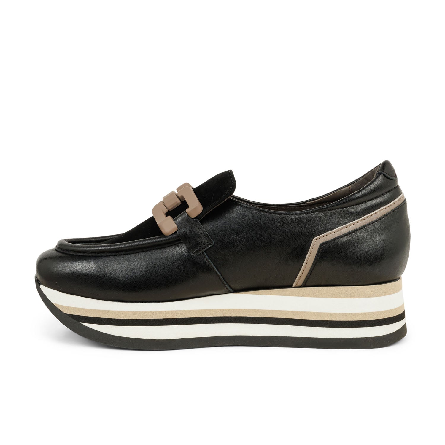Mocassins Femme SOFTWAVES CLOE Noir
