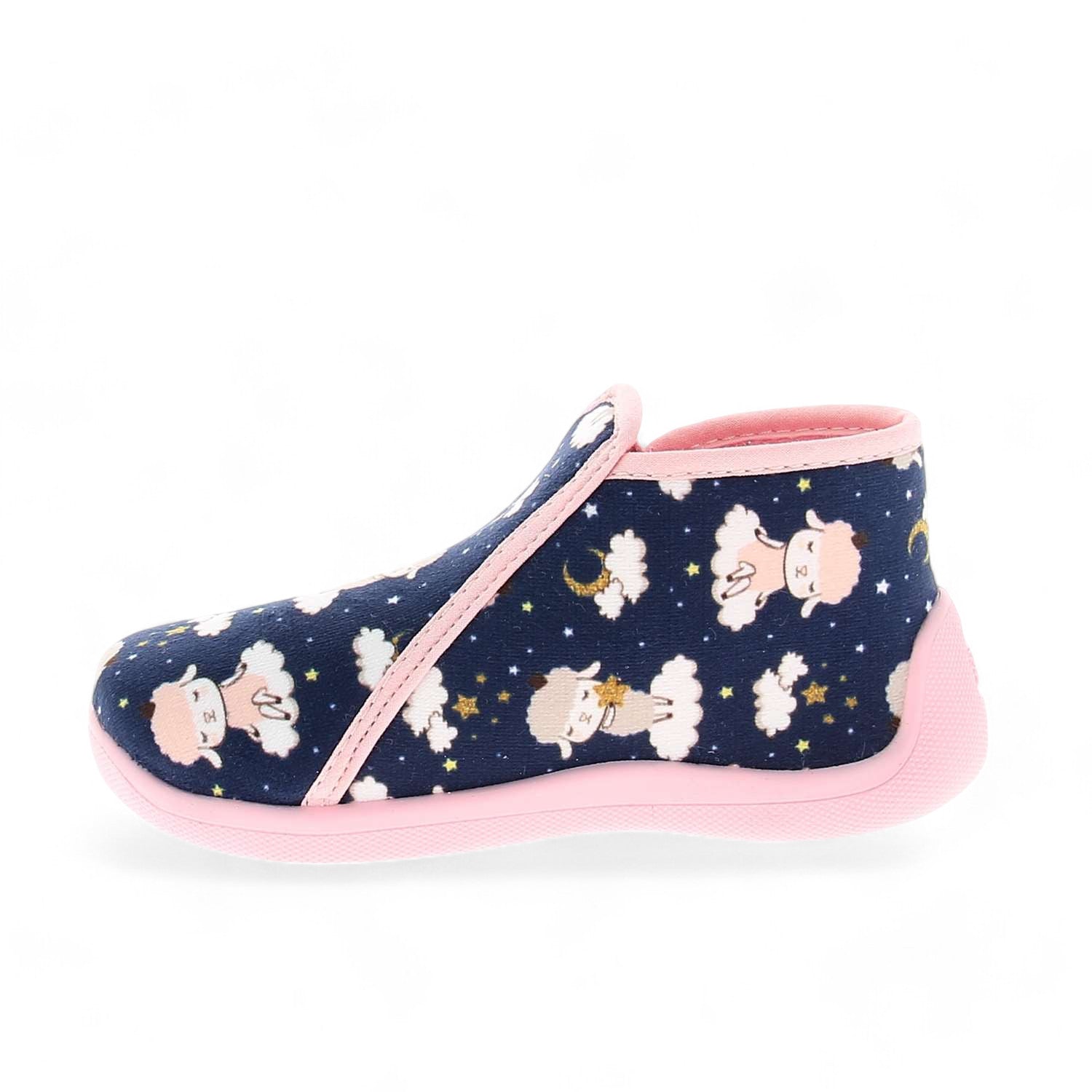 Chaussons Enfant BOSSI MOUTON Bleu