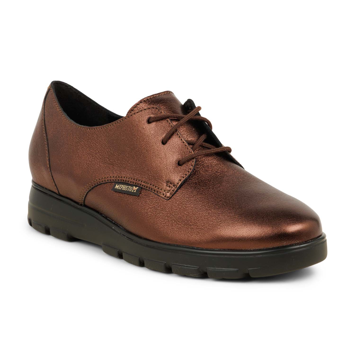 Derbies Femme MEPHISTO CHARLIZE Marron