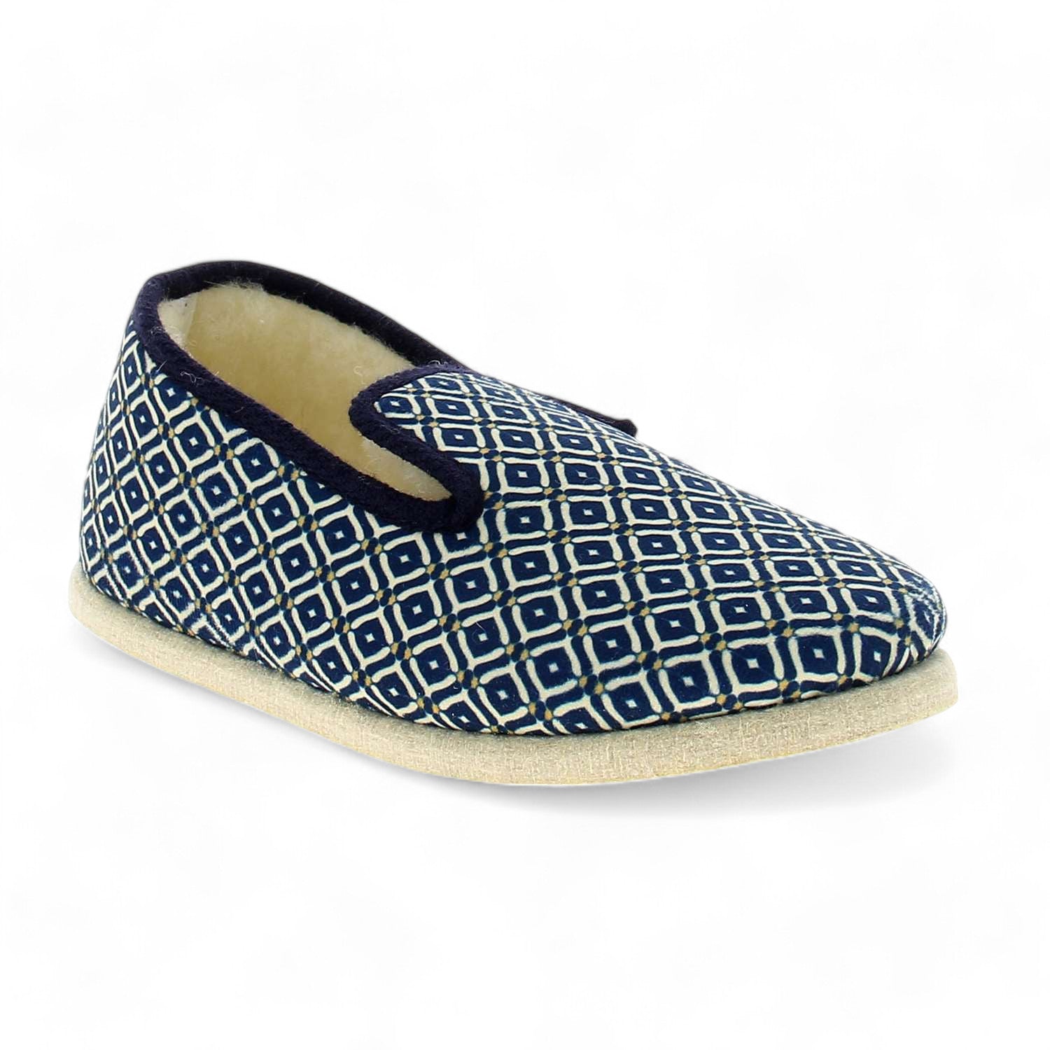 Chaussons Femme CHAUSSE MOUTON LOUIS Bleu