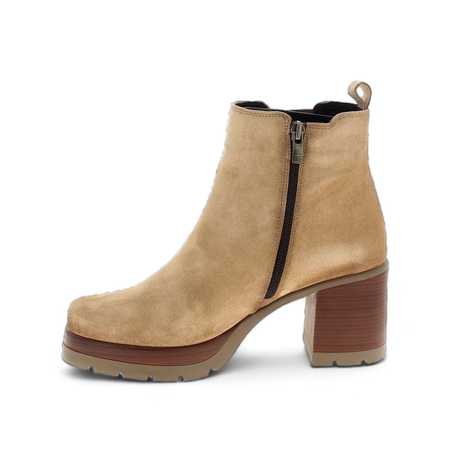 Boots et bottines Femme DORKING DOLIA D9414 Beige