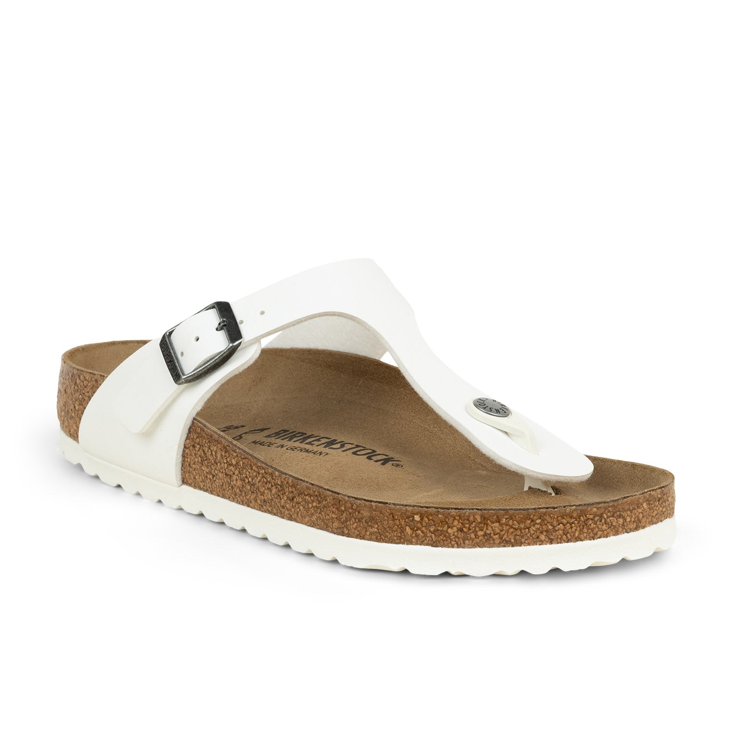 Mules Femme BIRKENSTOCK GIZEH BF Blanc