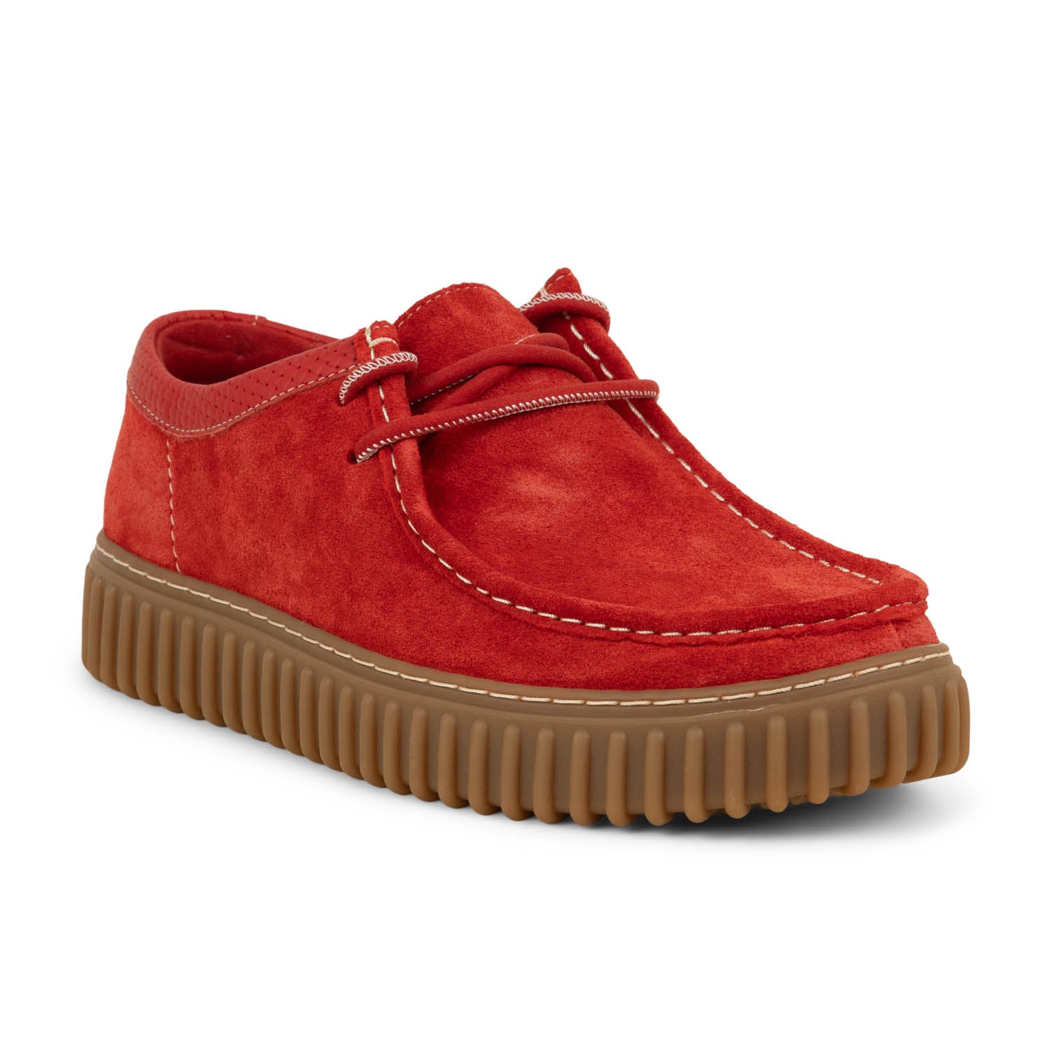 Derbies et Richelieus Homme CLARKS TORHILL LOW Rouge