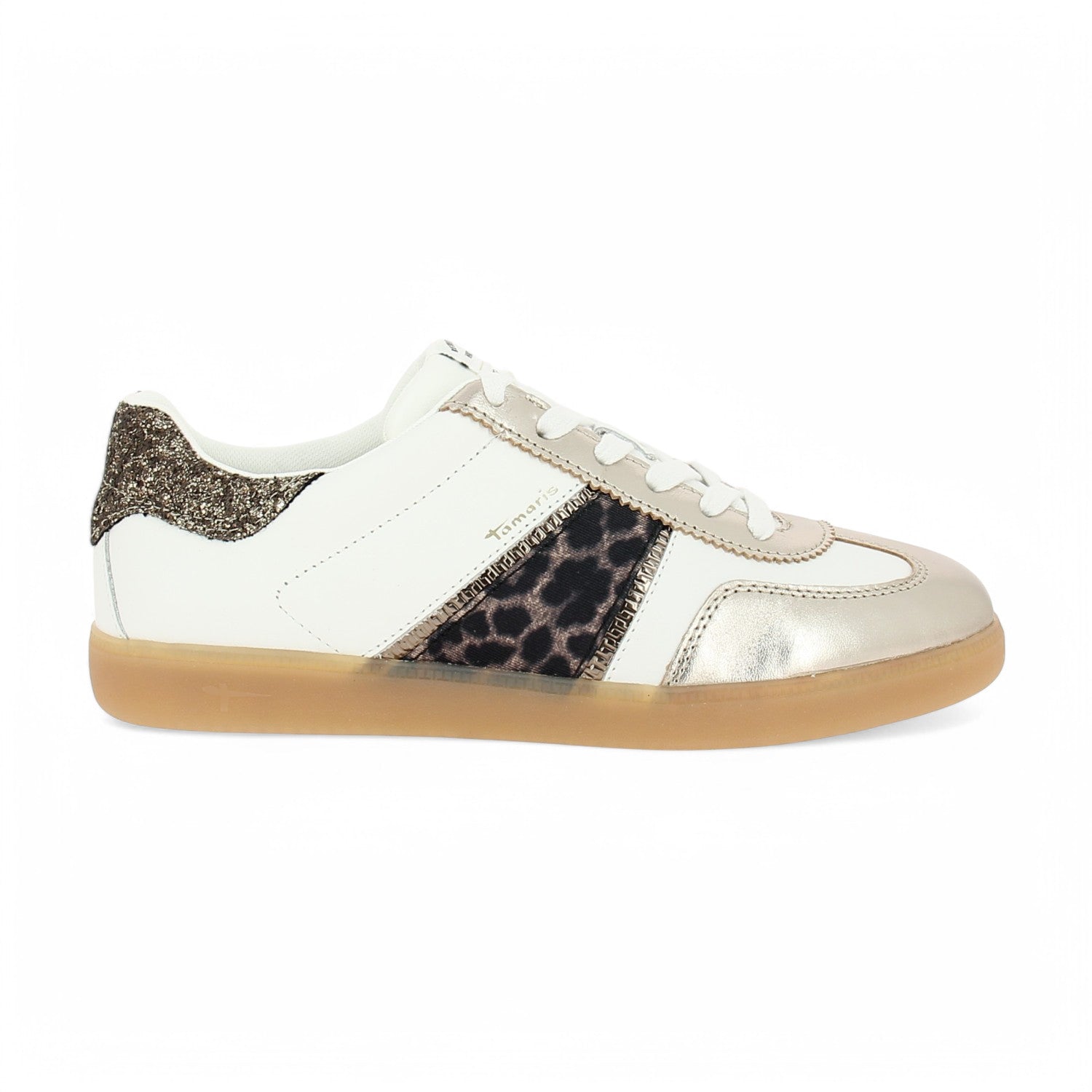 Baskets Femme TAMARIS TALEOPARD Blanc