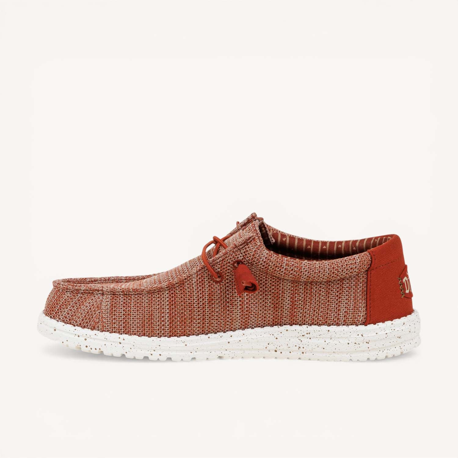 Chaussures bateau Homme HEYDUDE WALLY STRECH SOCKS Rouge