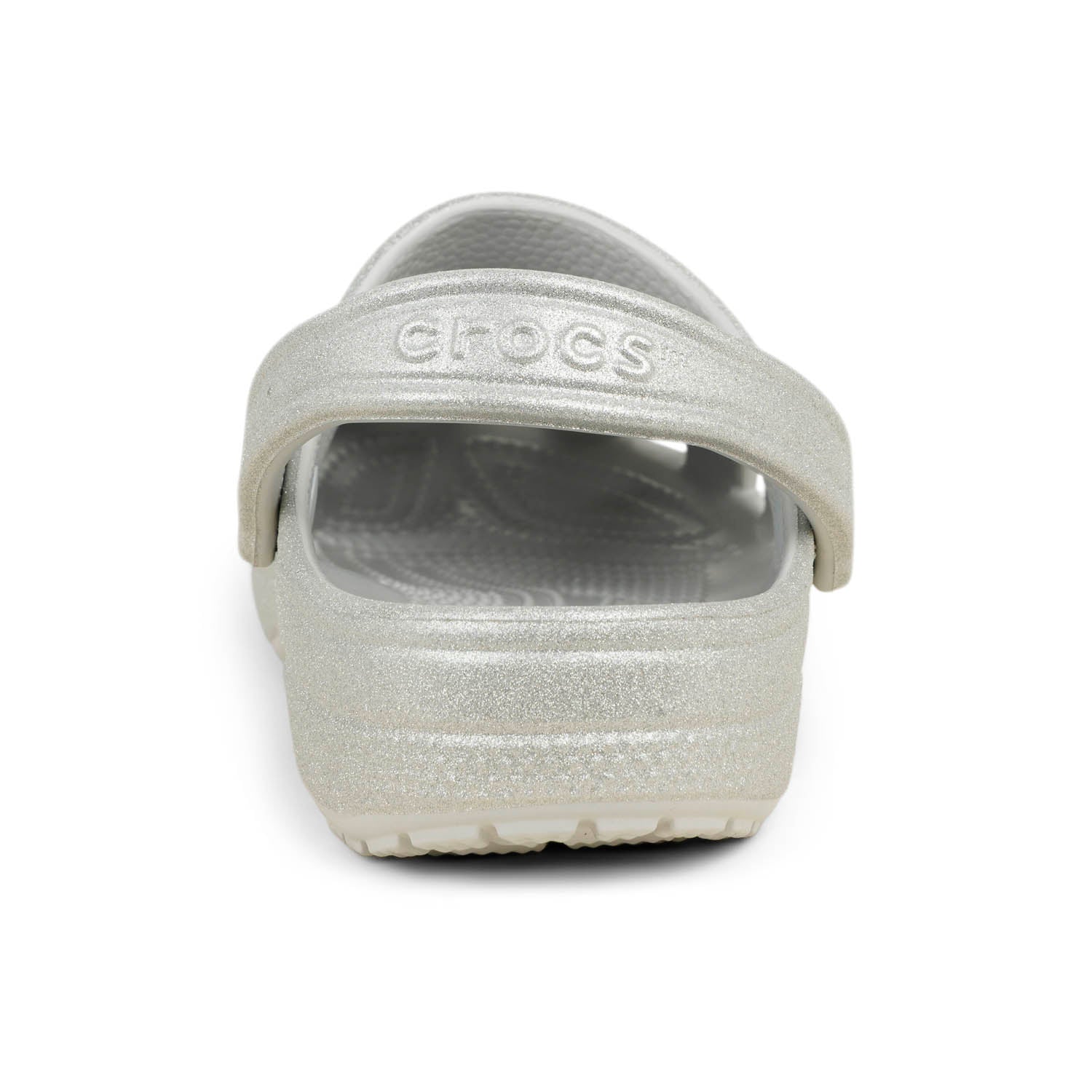 Tongs et crocs Femme CROCS CLASSIC GLITTER CLOG Argent