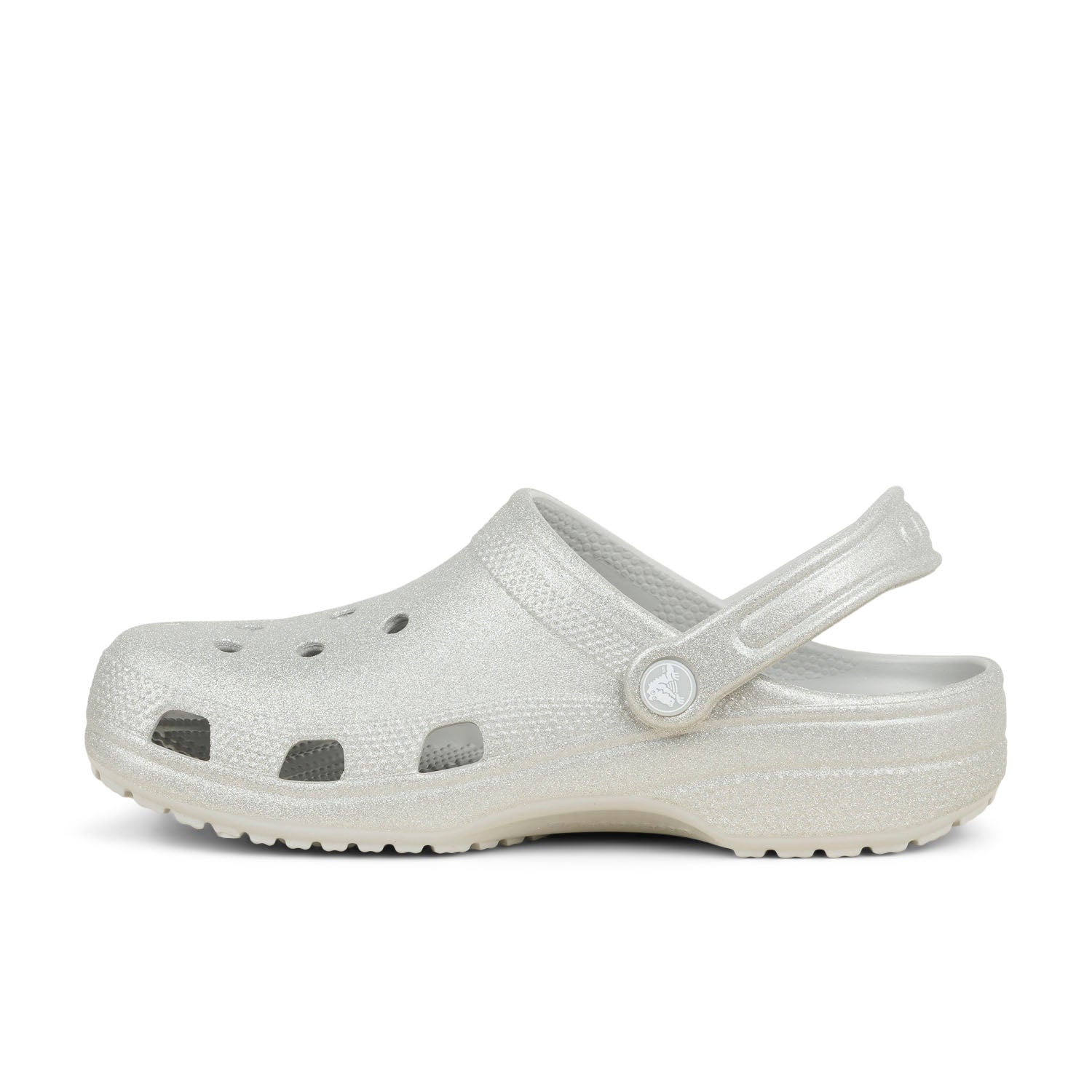 Tongs et crocs Femme CROCS CLASSIC GLITTER CLOG Argent