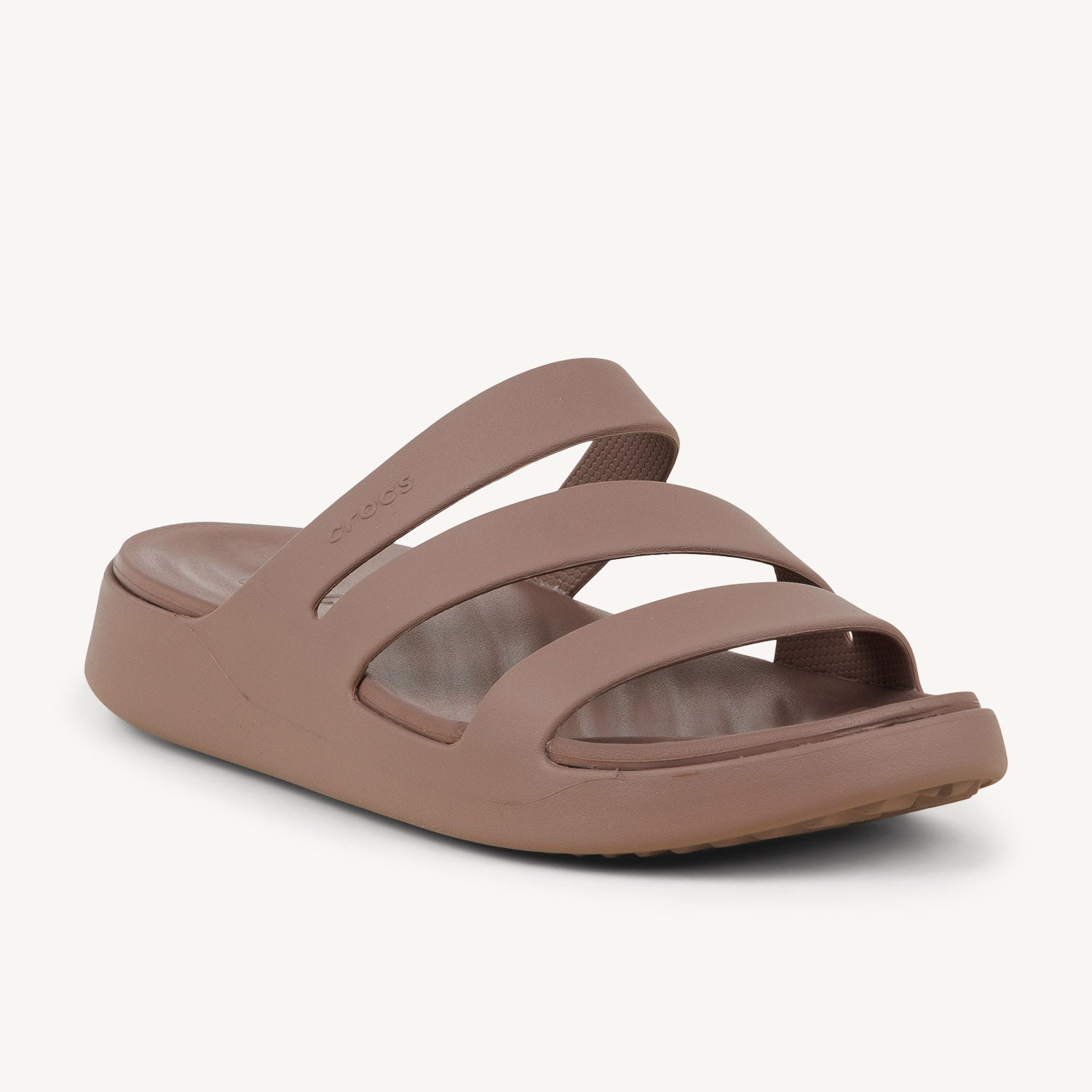 Tongs et crocs Femme CROCS GETEWAY STRAPPY Marron