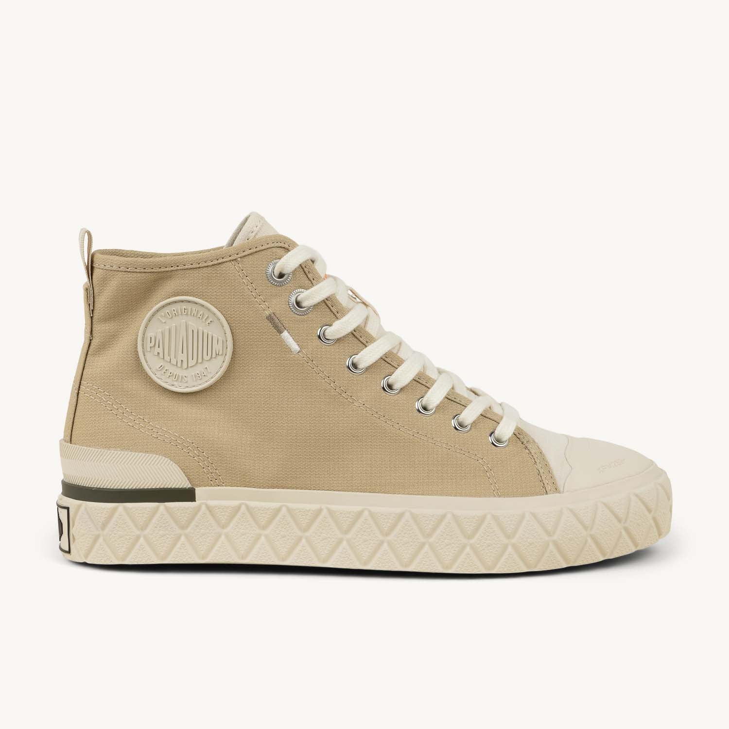 Baskets Femme PALLADIUM PALLA ACE MID CVS Beige