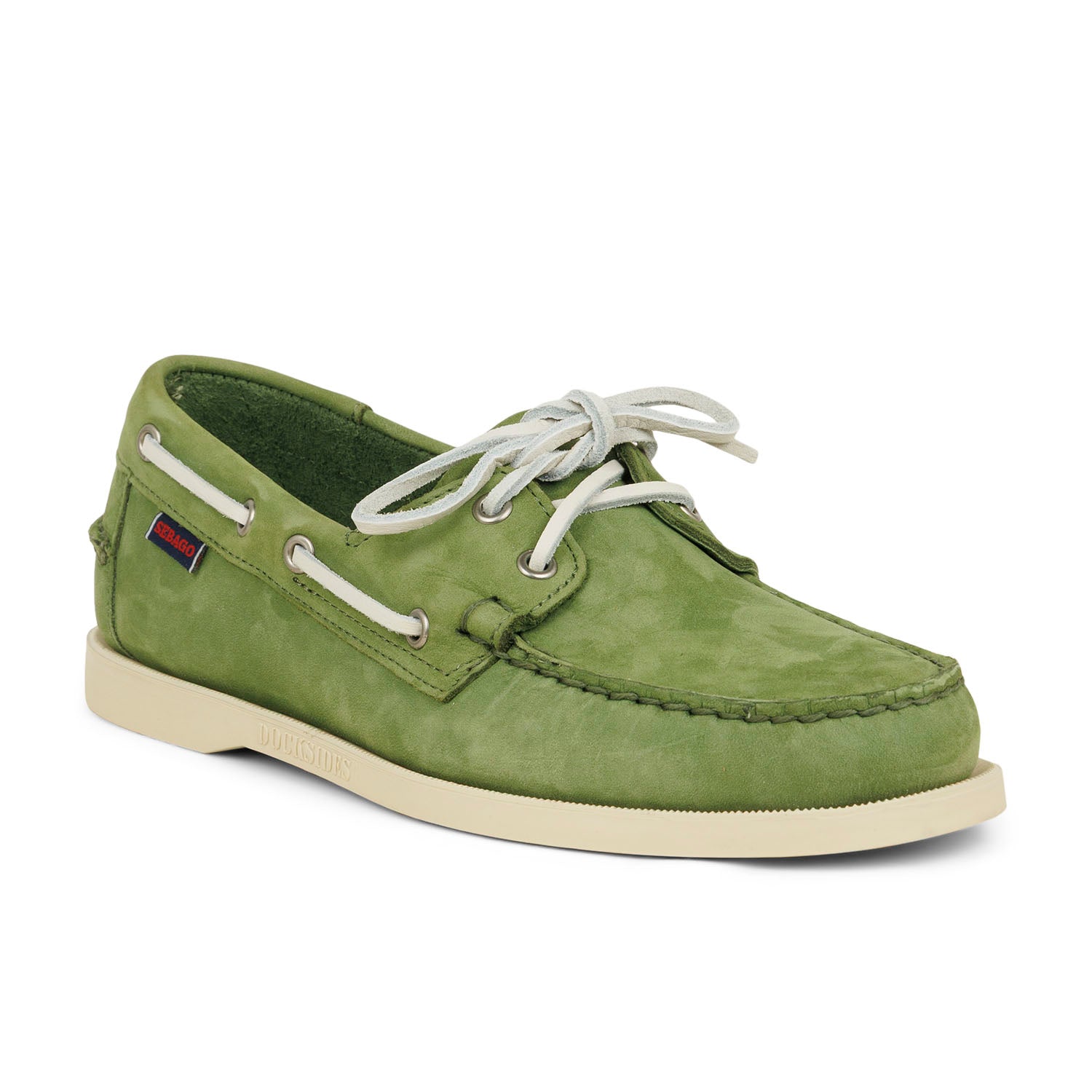 Chaussures bateau Homme SEBAGO PORTLAND NUBUCK Vert