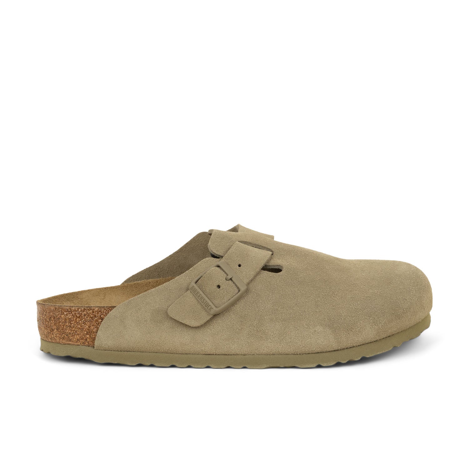 Sandales Homme BIRKENSTOCK BOSTON SUEDE Vert