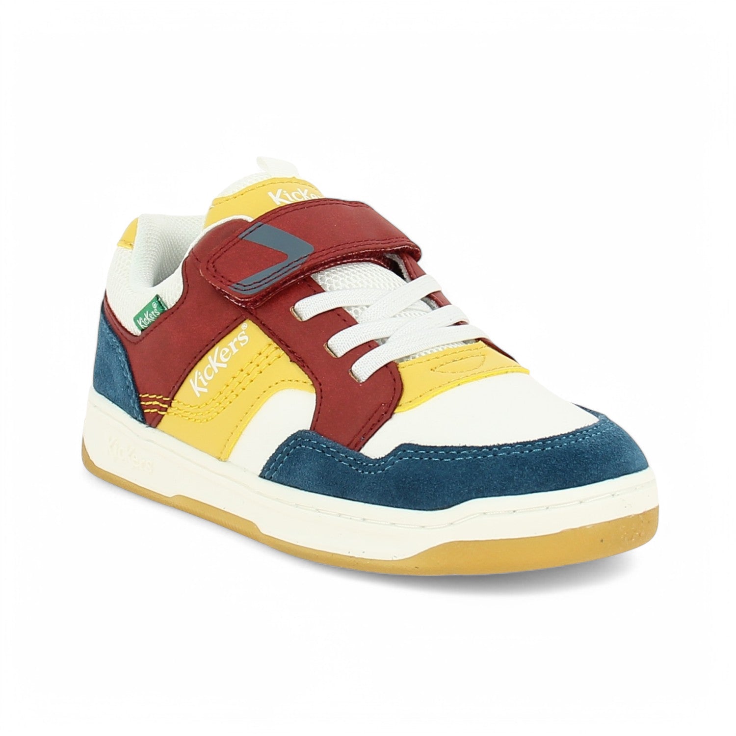 Baskets Enfant KICKERS KICK KARTING Bleu