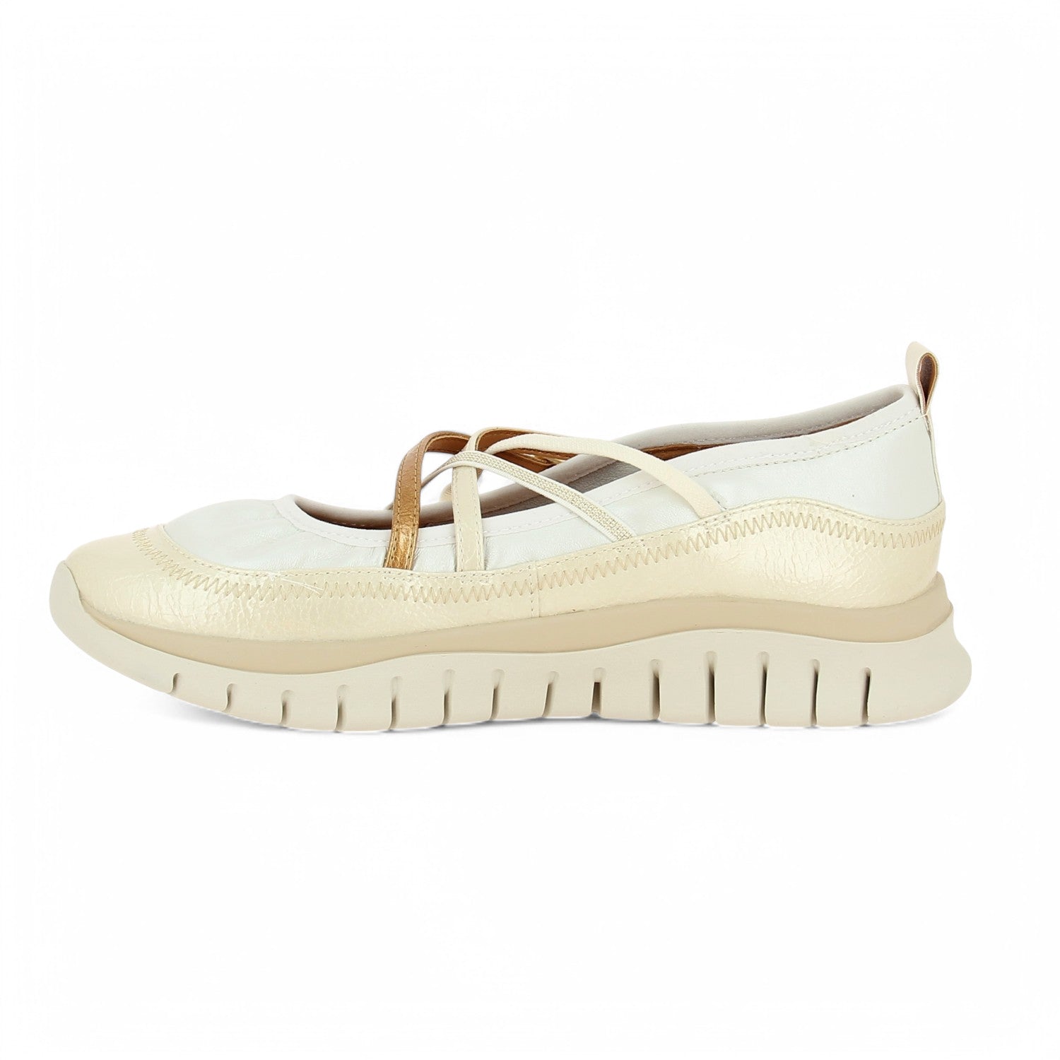 Ballerines et babies Femme FUGITIVE SUZY Blanc