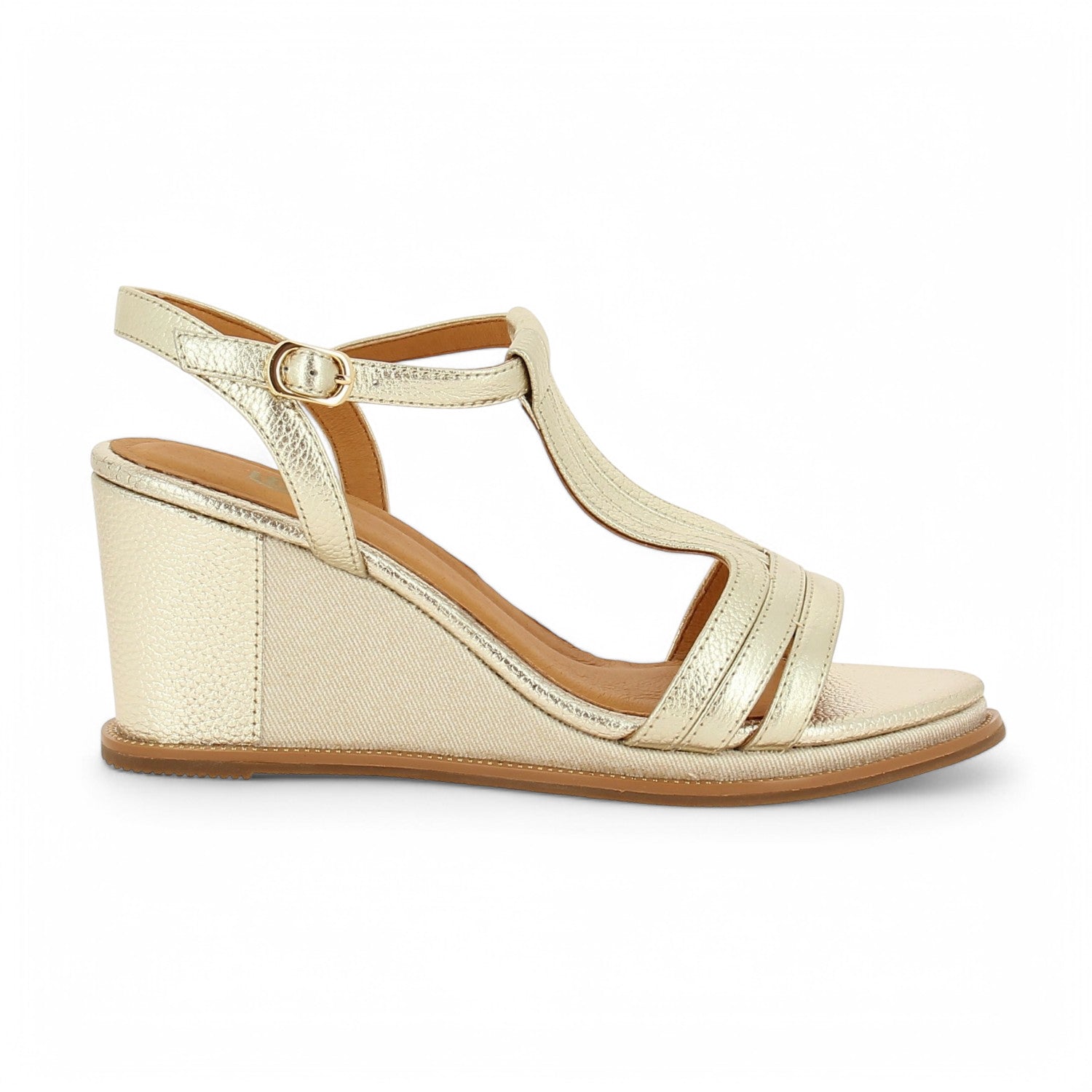 Sandales Femme FUGITIVE IRLUNE Or/Bronze