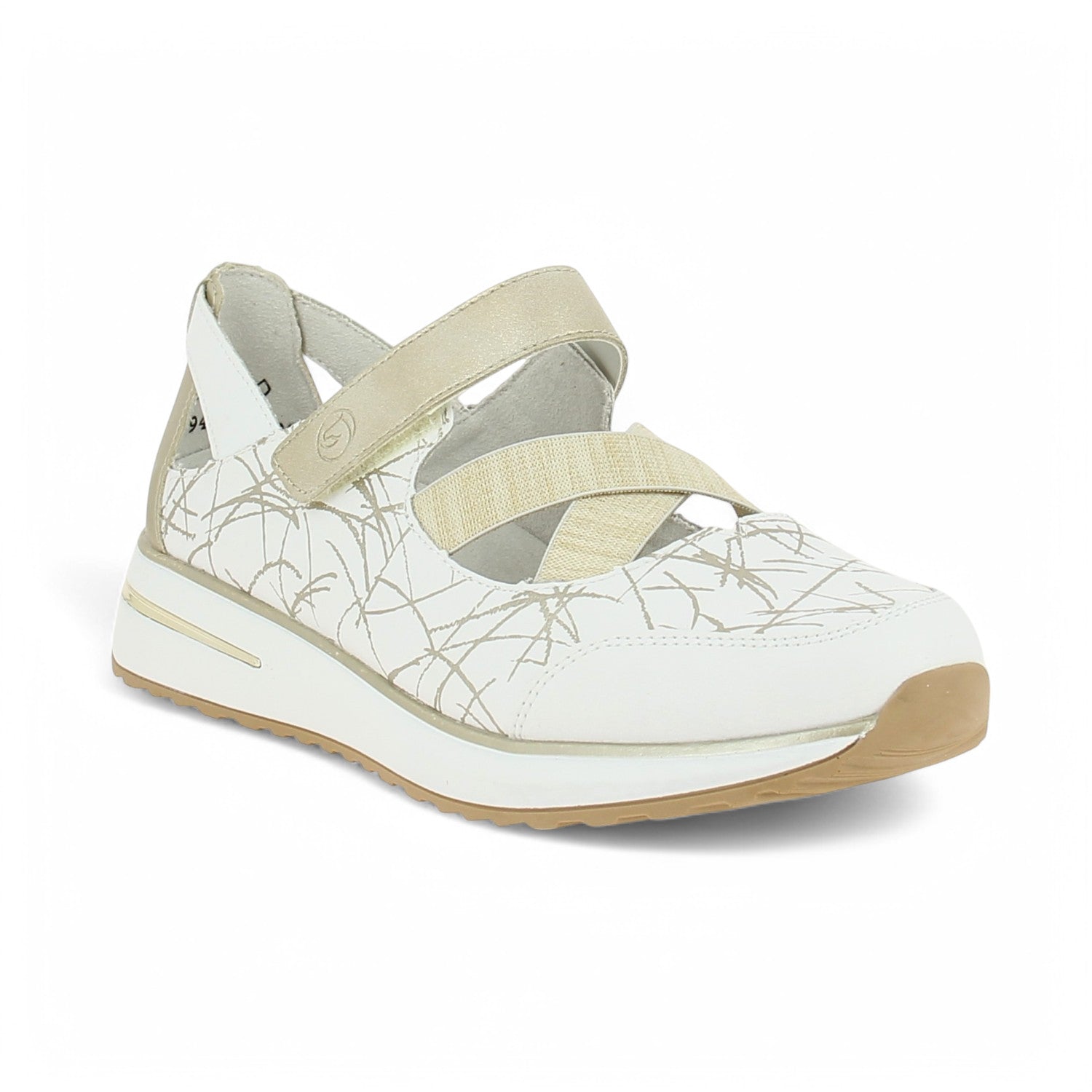 Ballerines et babies Femme REMONTE RIVIERE Blanc