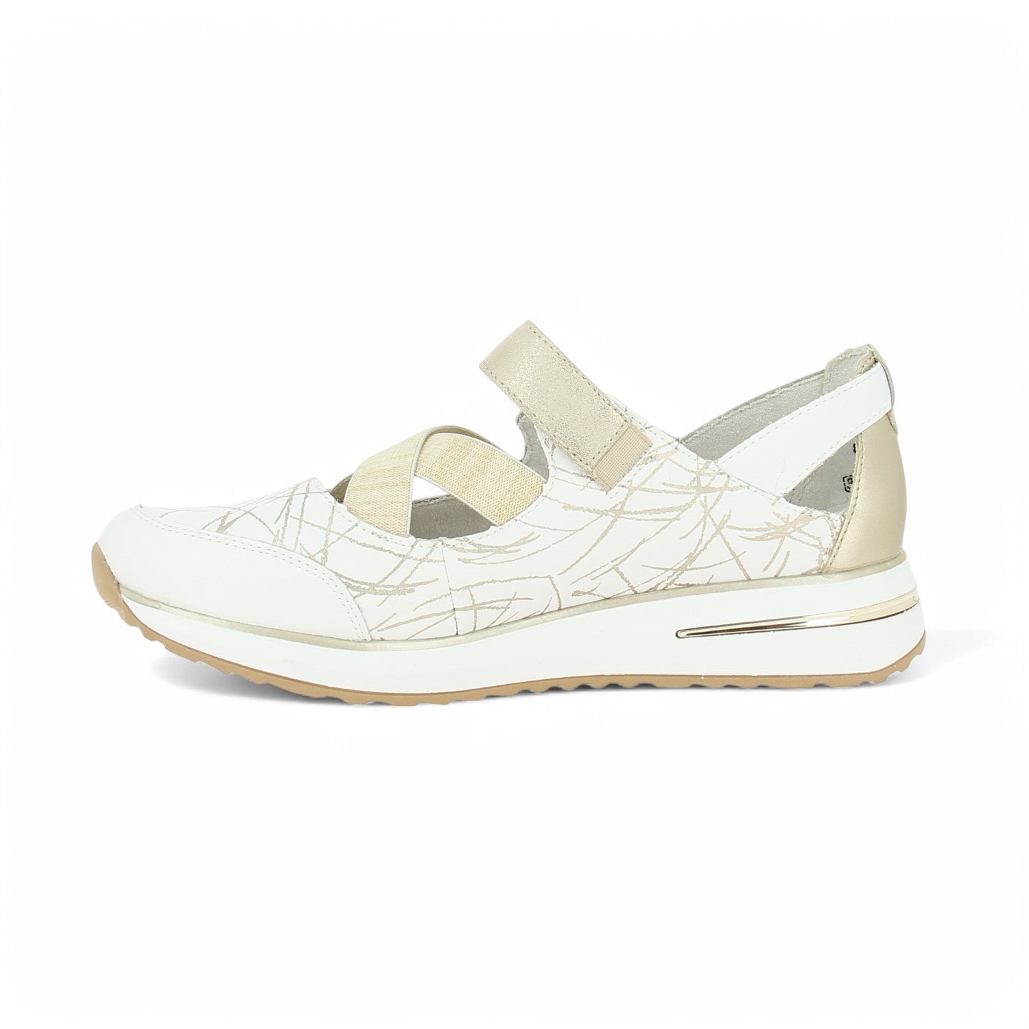 Ballerines et babies Femme REMONTE RIVIERE Blanc