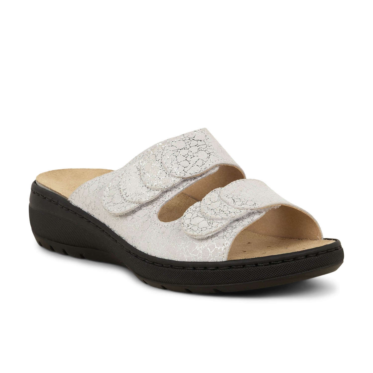 Mules Femme SEMELFLEX GRAZIELLA 2 Argent