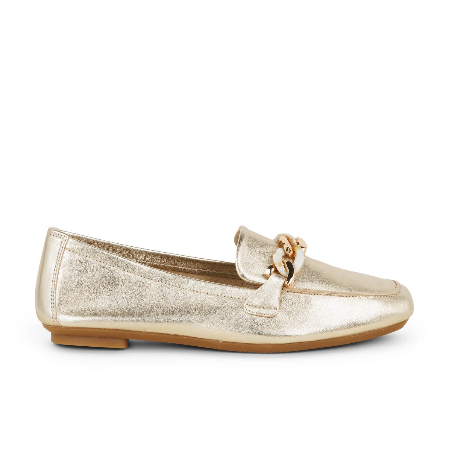 Mocassins Femme REQINS HOREL Or/Bronze