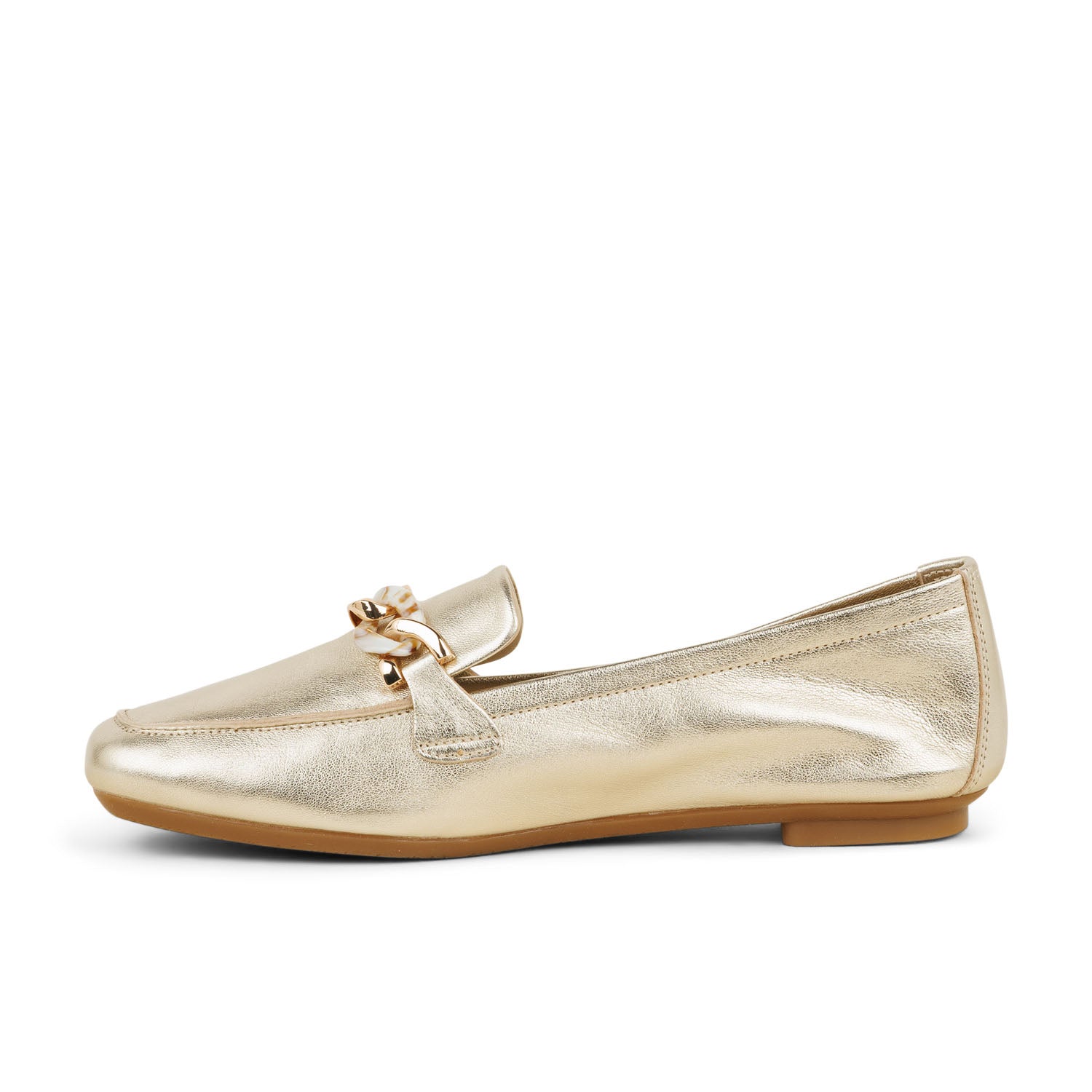 Mocassins Femme REQINS HOREL Or/Bronze