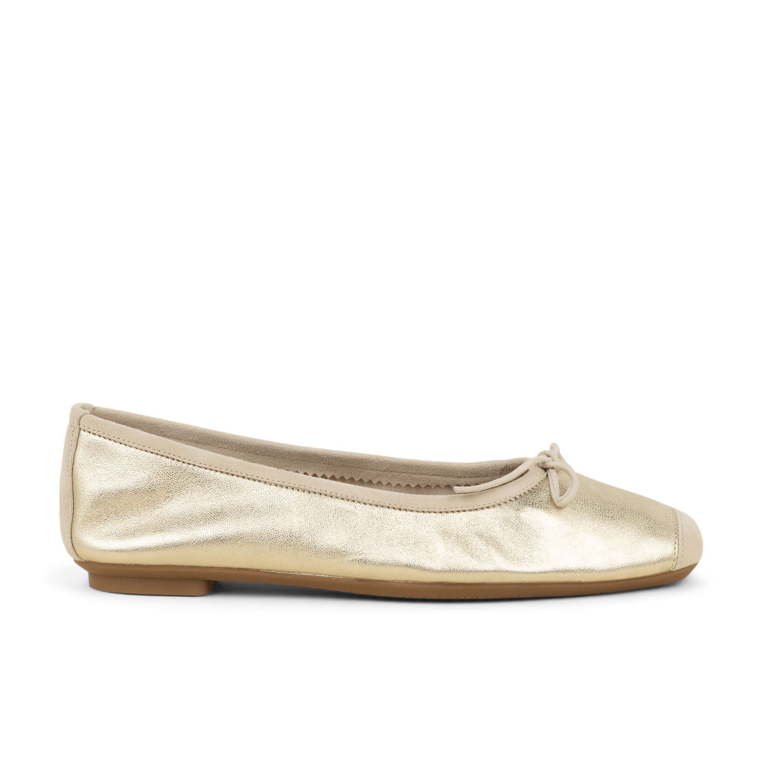 Ballerines et babies Femme REQINS HARMONY Or/Bronze