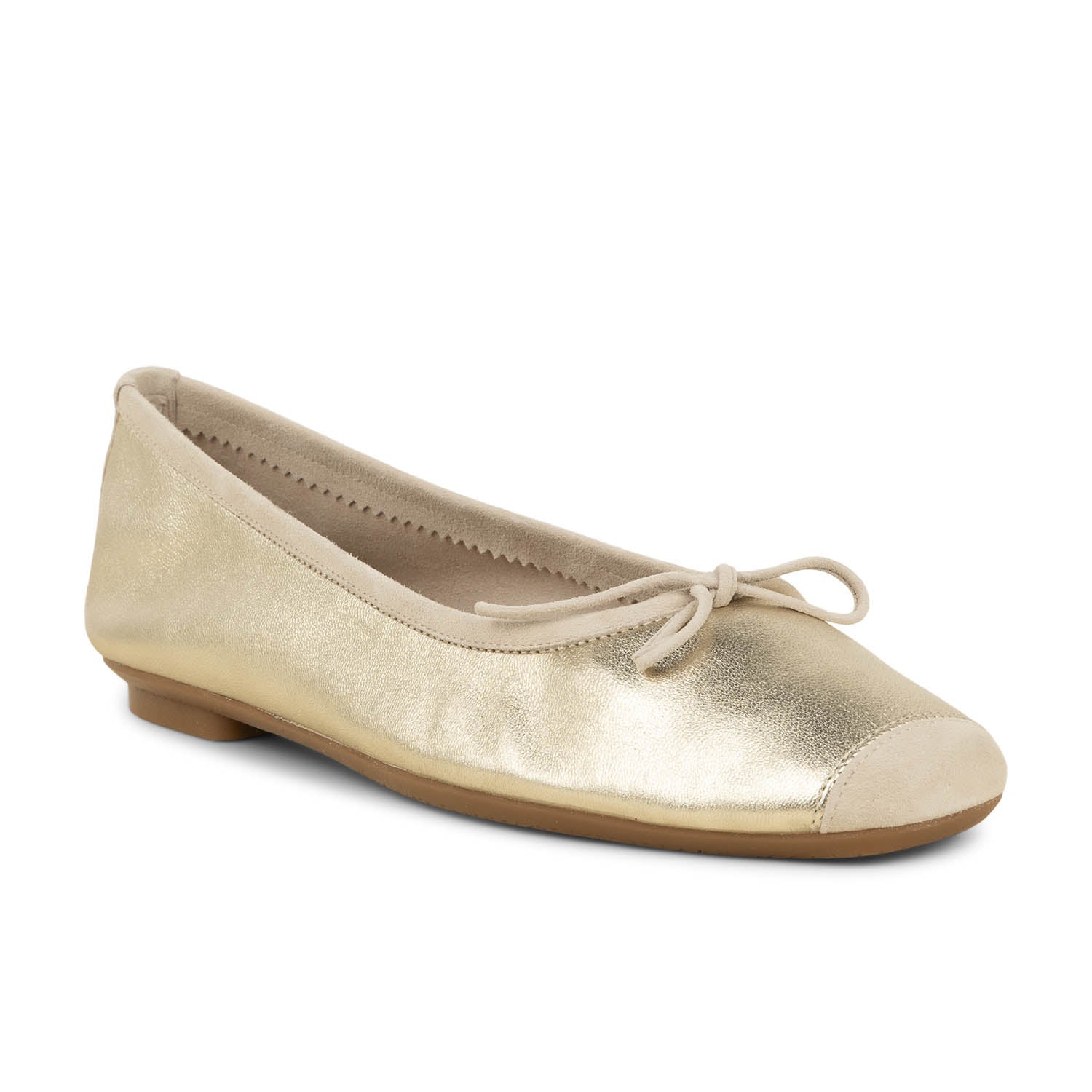 Ballerines et babies Femme REQINS HARMONY Or/Bronze