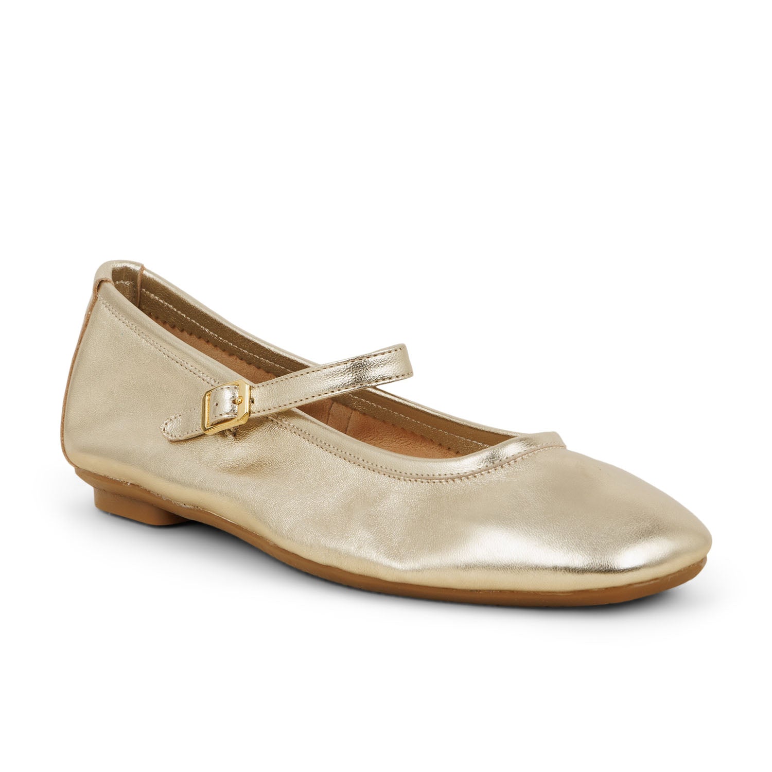 Ballerines et babies Femme REQINS HONOR Or/Bronze