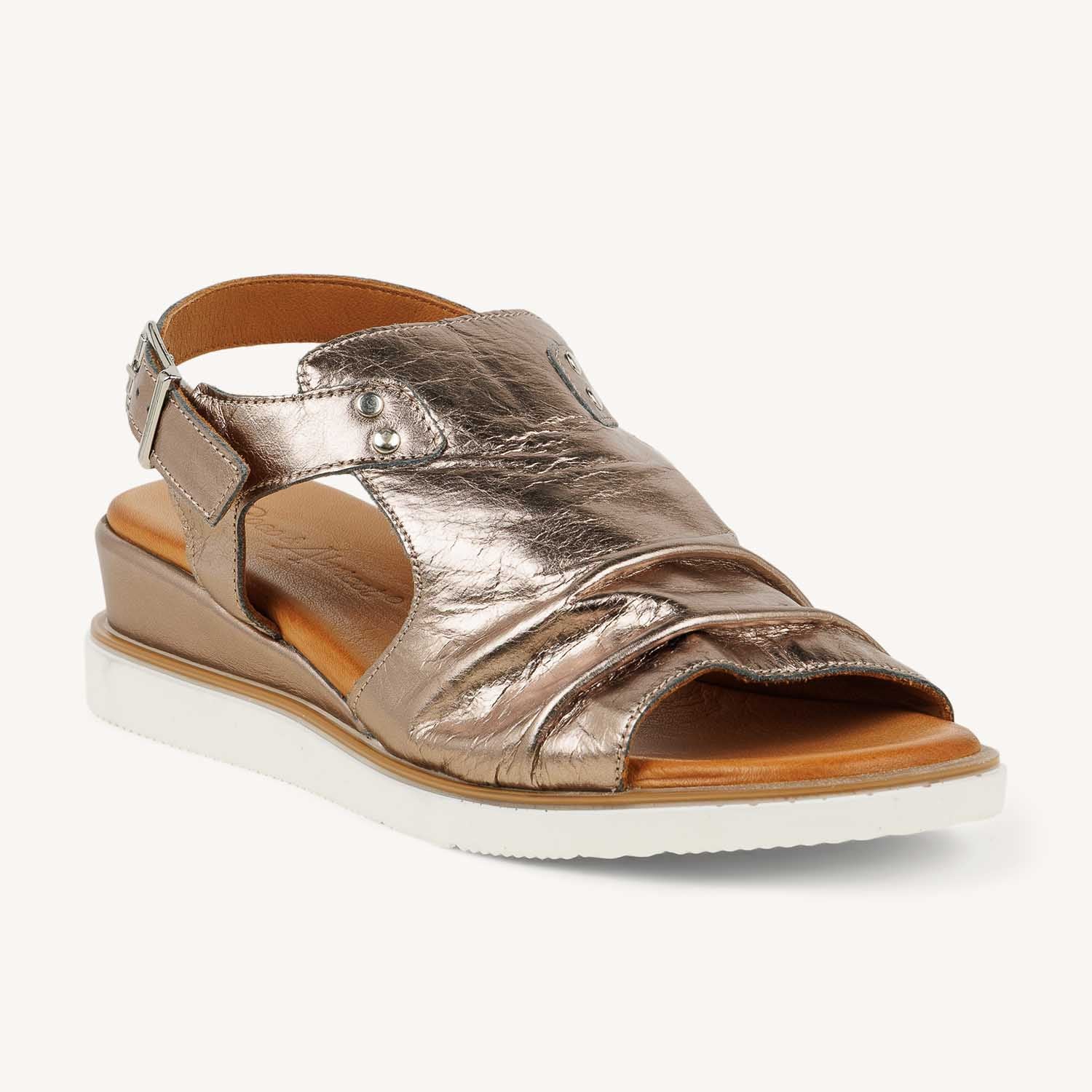 Sandales Femme COCO ABRICOT MISSIRIAC Or/Bronze