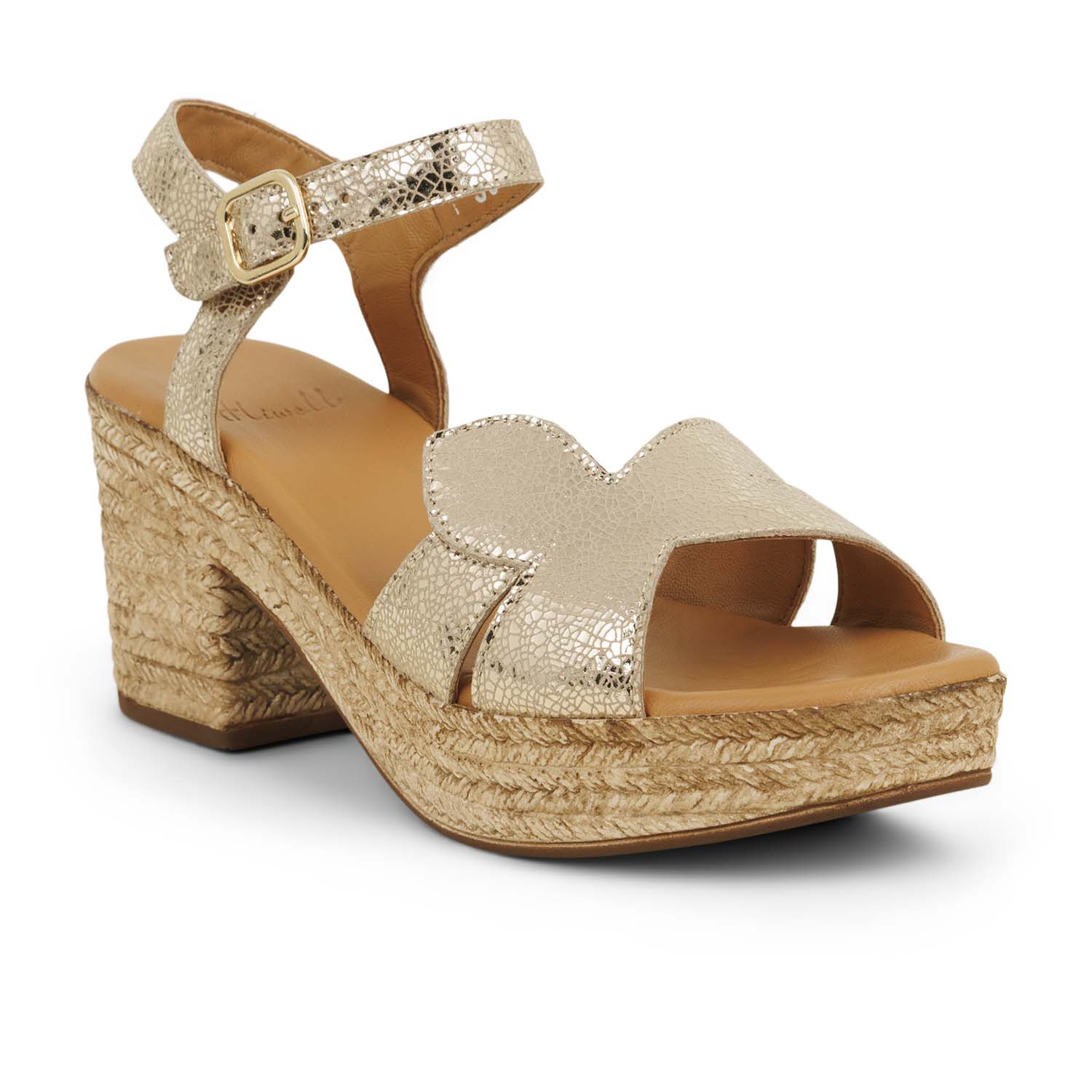 Sandales Femme ALIWELL TANGRAM Or/Bronze