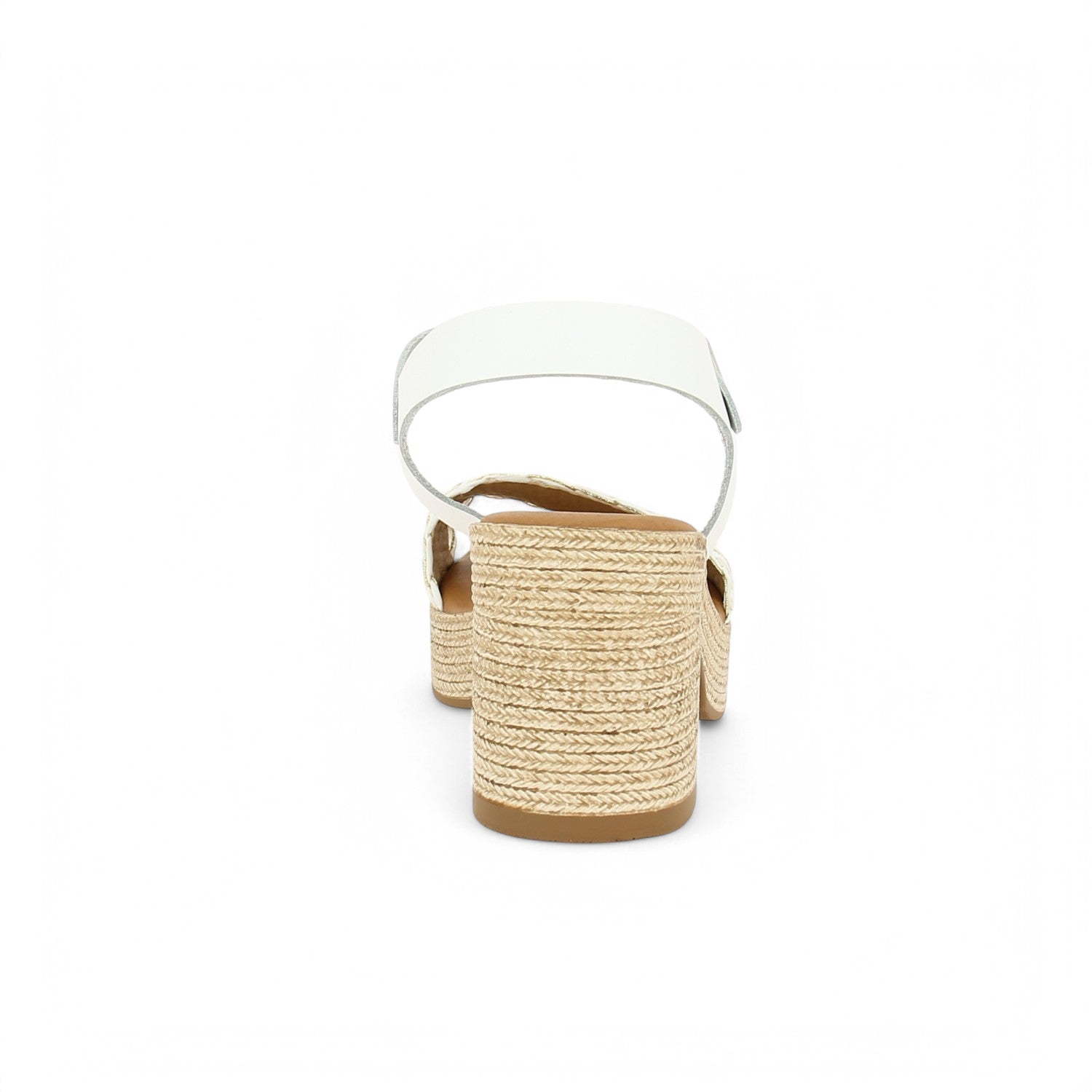 Sandales Femme ELUE PAR NOUS TENDON Blanc