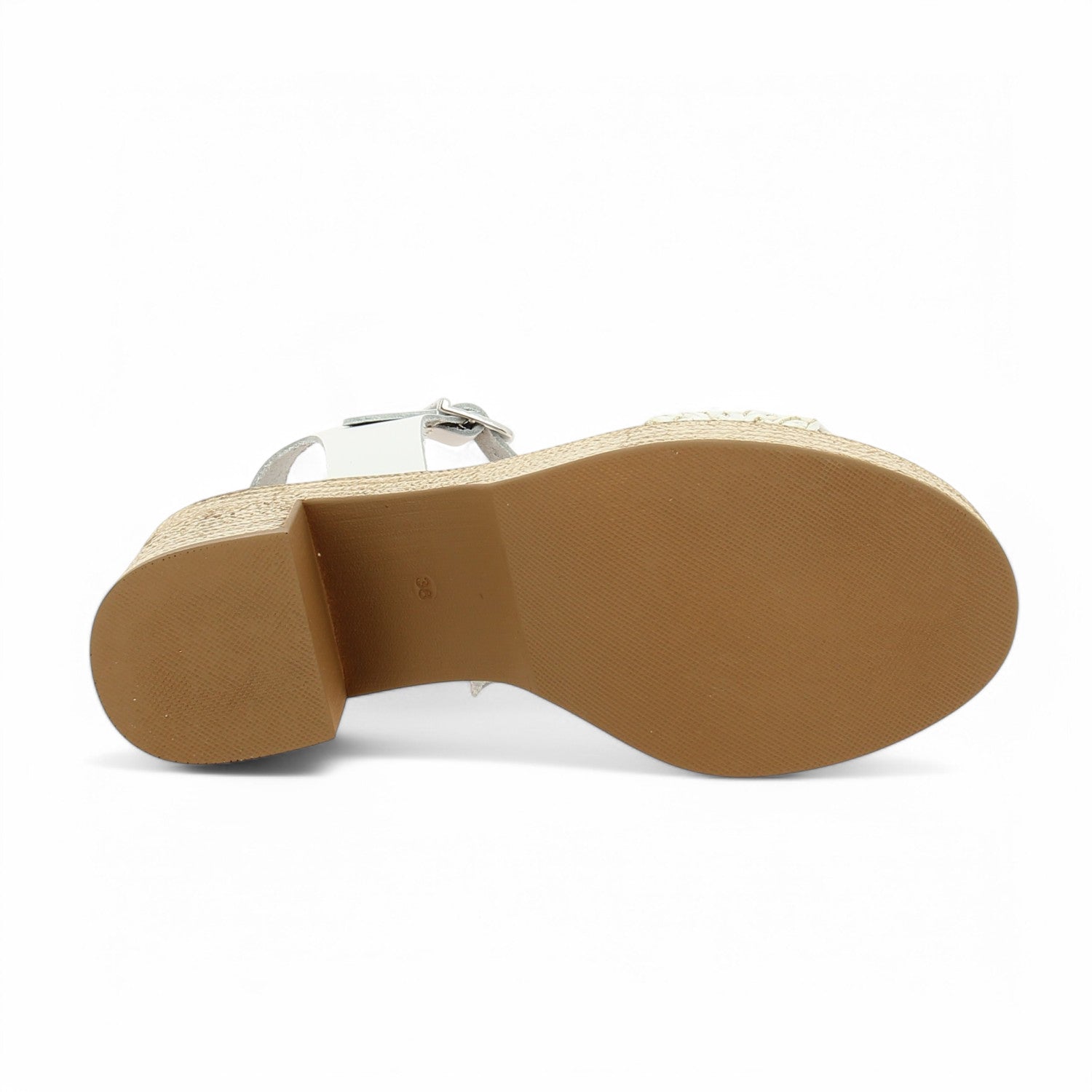 Sandales Femme ELUE PAR NOUS TENDON Blanc