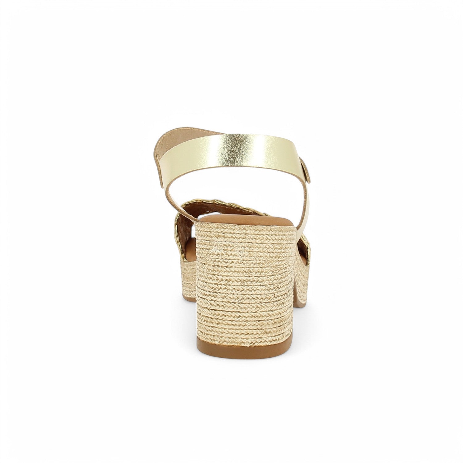 Sandales Femme ELUE PAR NOUS TENDON Or/Bronze