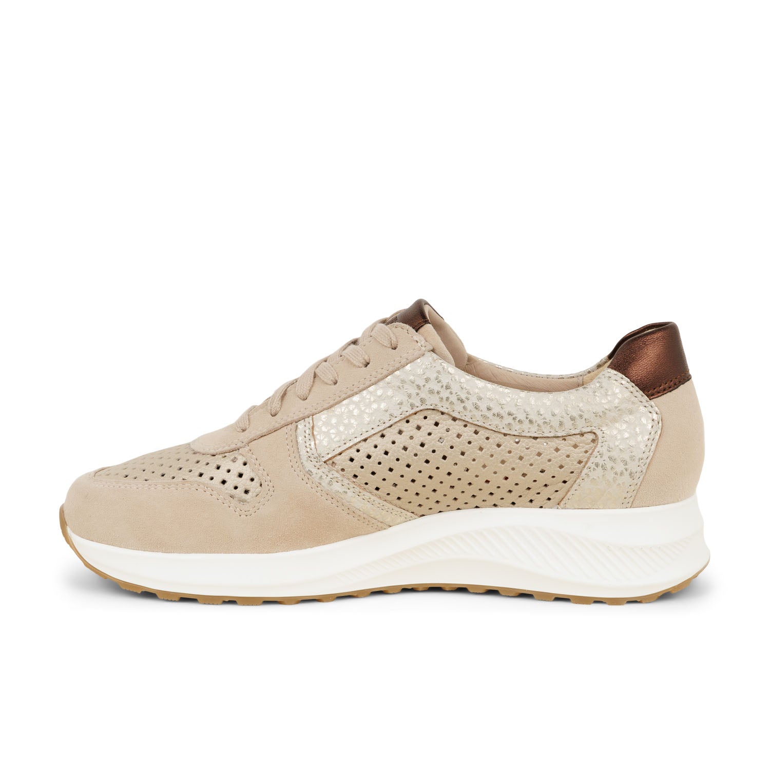 Baskets Femme MEPHISTO KIM PERF Beige