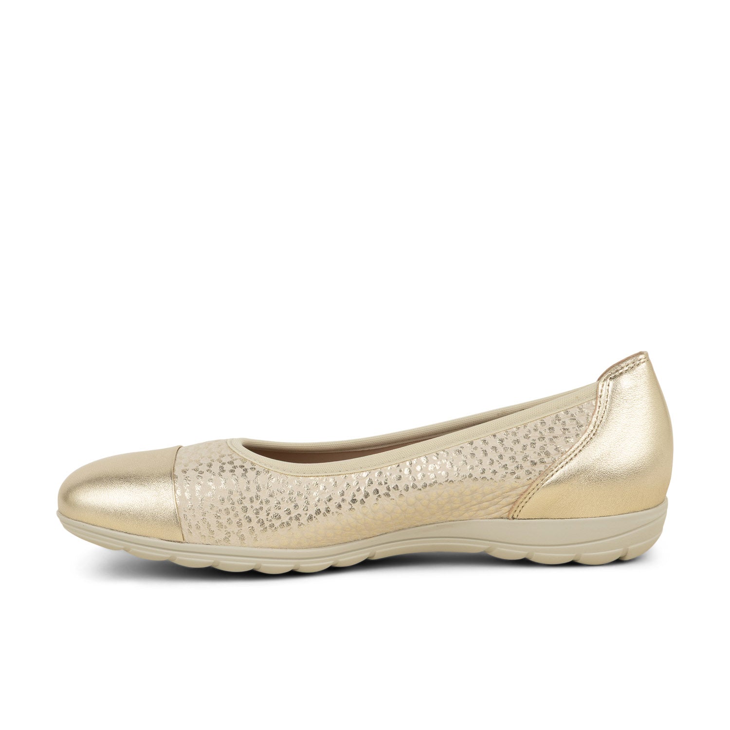 Ballerines et babies Femme MEPHISTO ERIKA Or/Bronze