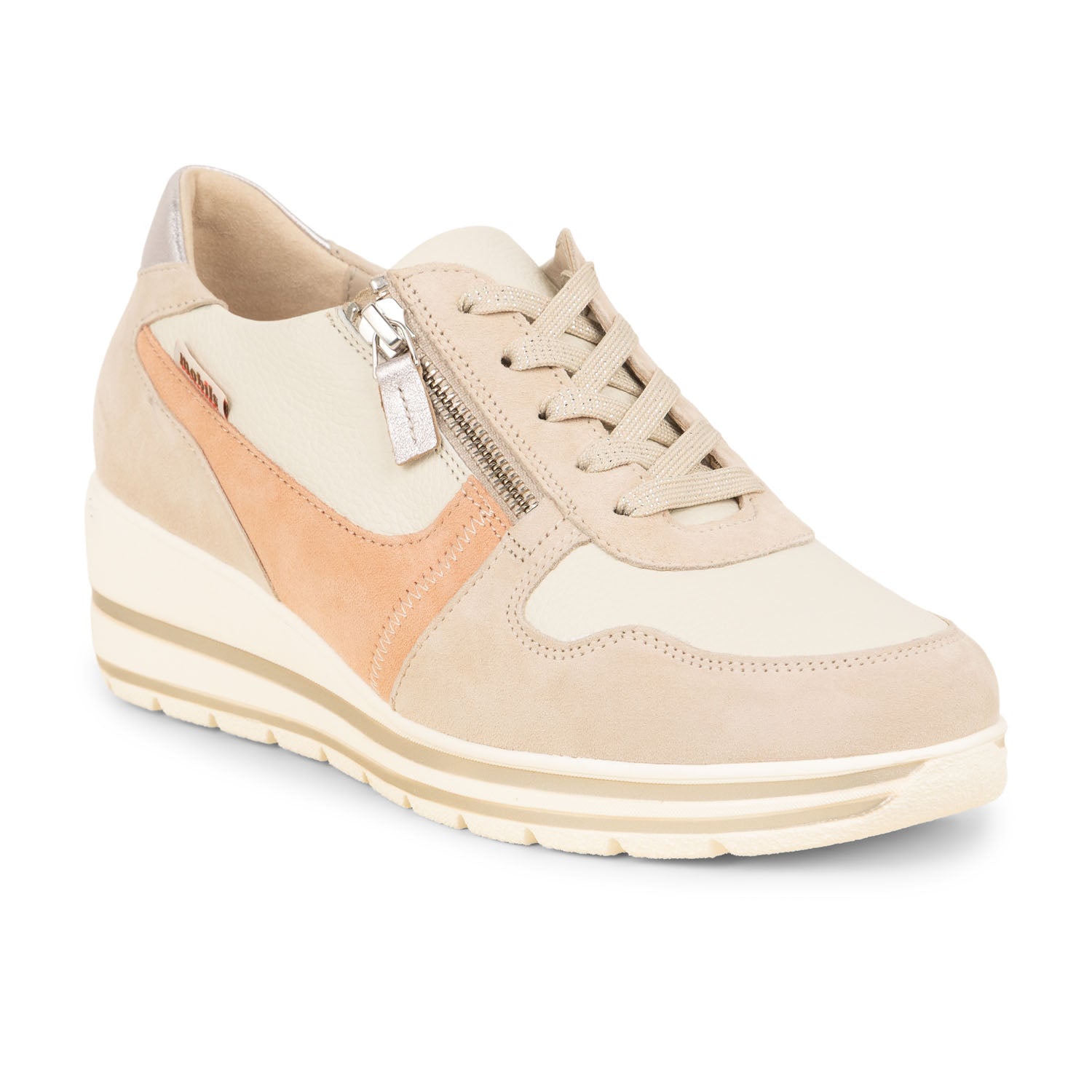 Baskets Femme MOBILS BY MEPHISTO ABBY Beige