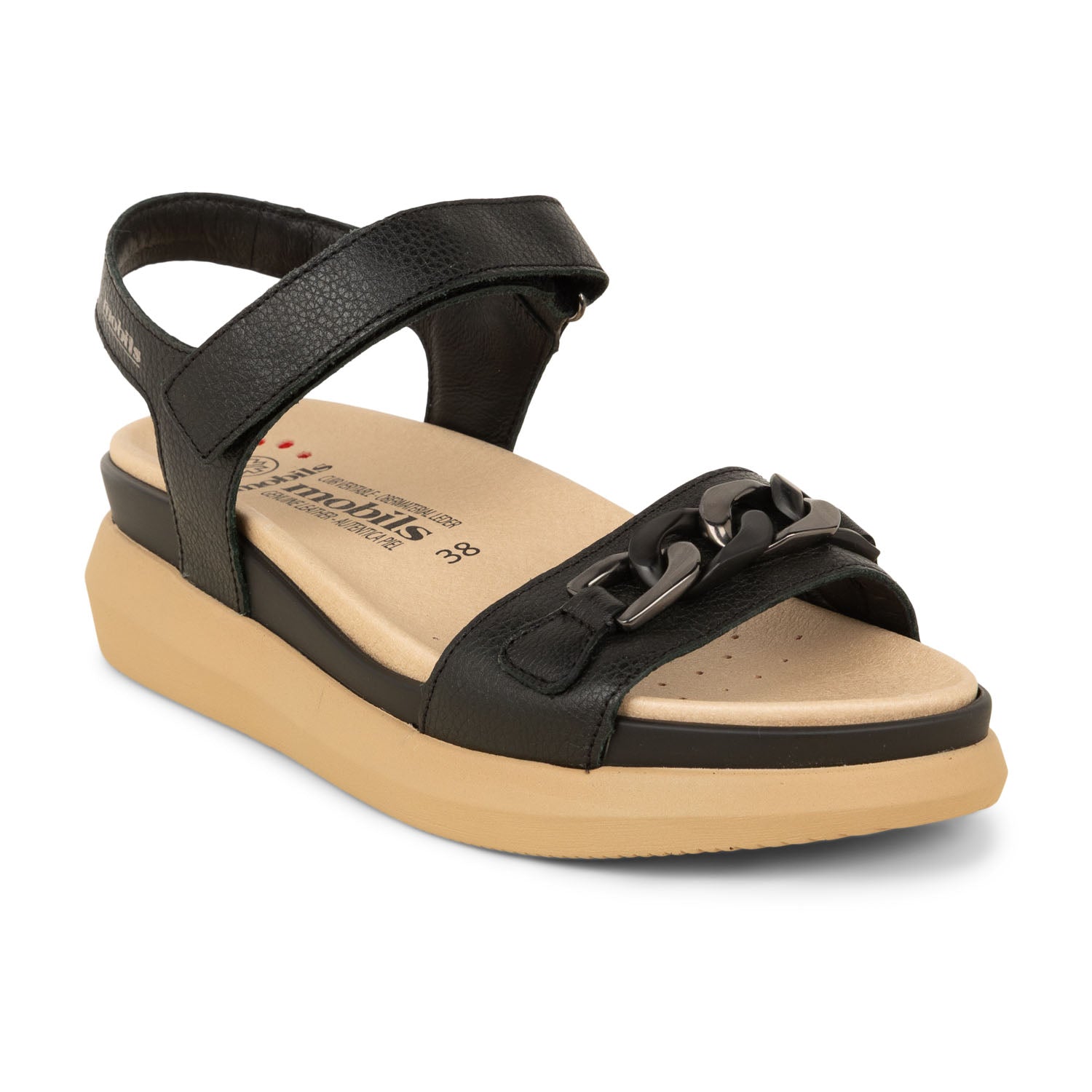 Sandales Femme MOBILS BY MEPHISTO FLAVY Noir