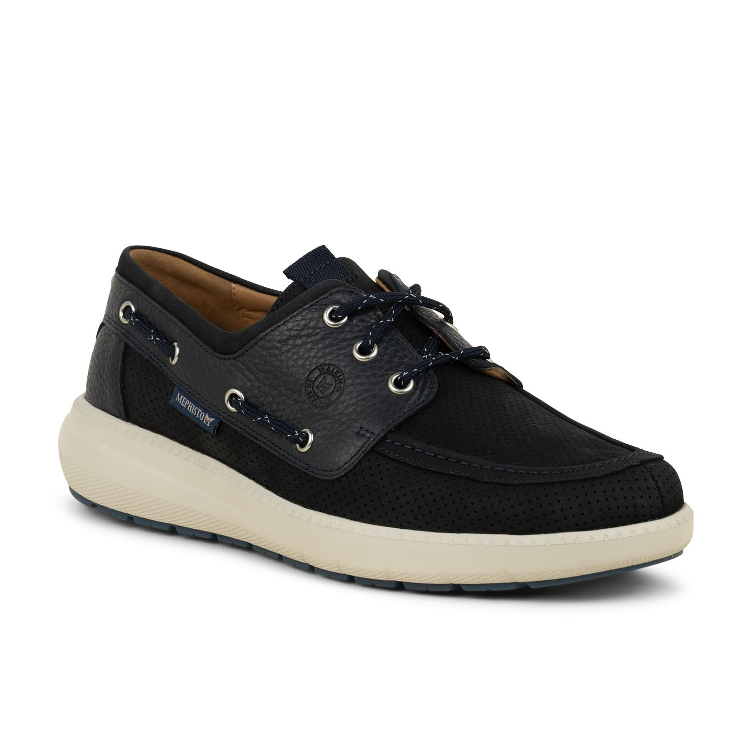 Chaussures bateau Homme MEPHISTO JOZIO Bleu