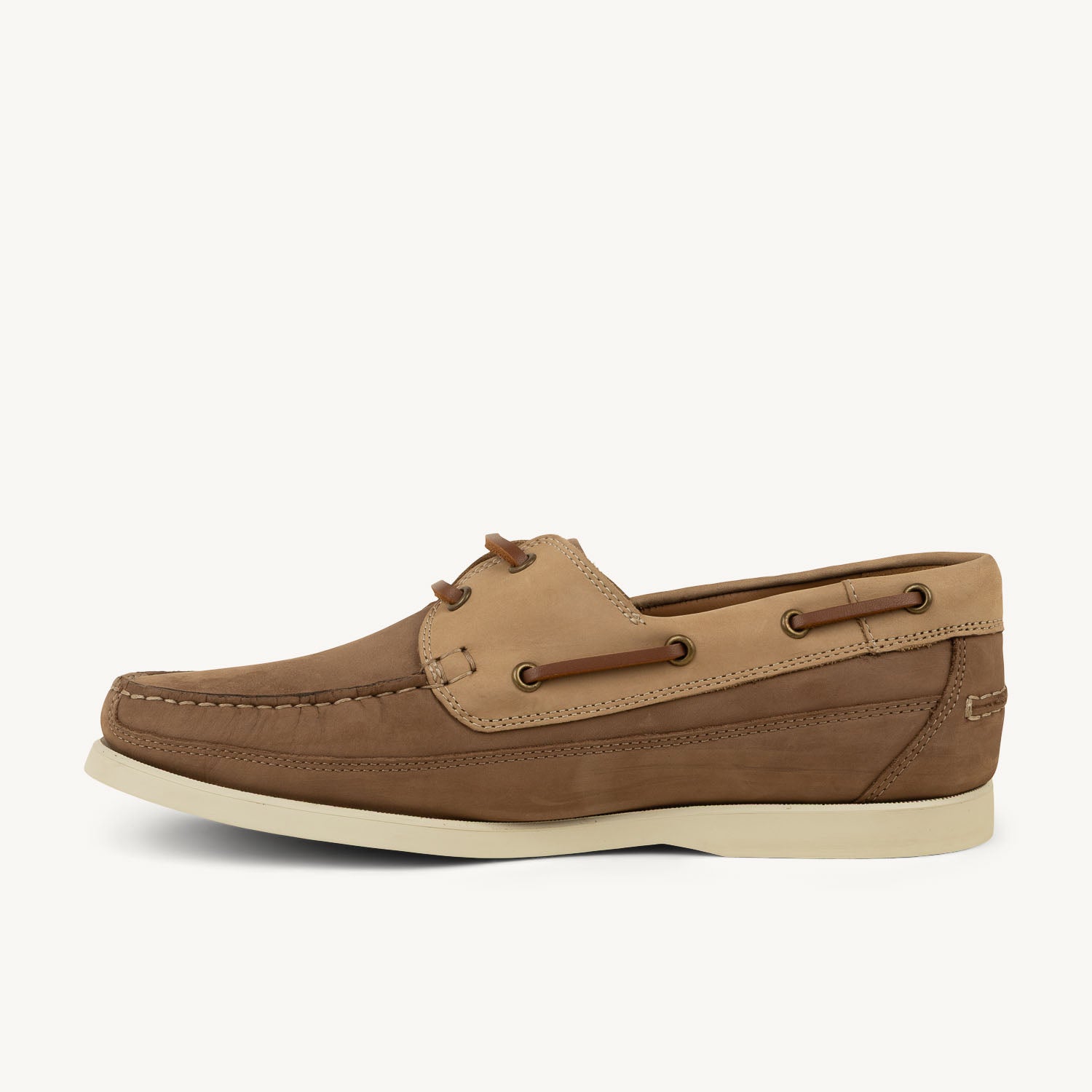 Chaussures bateau Homme MEPHISTO BOATING Beige