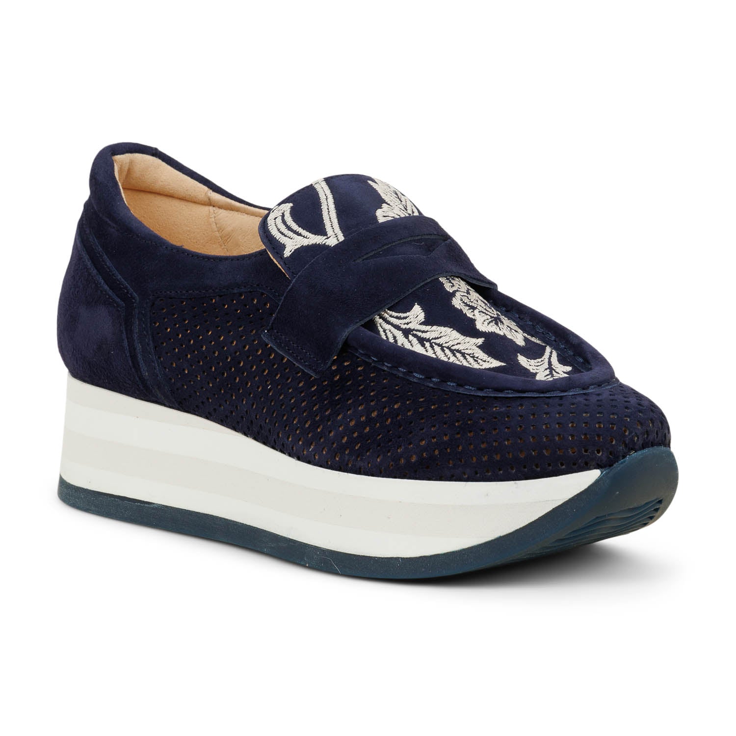 Mocassins Femme SOFTWAVES CHRISTAL 77893 Bleu