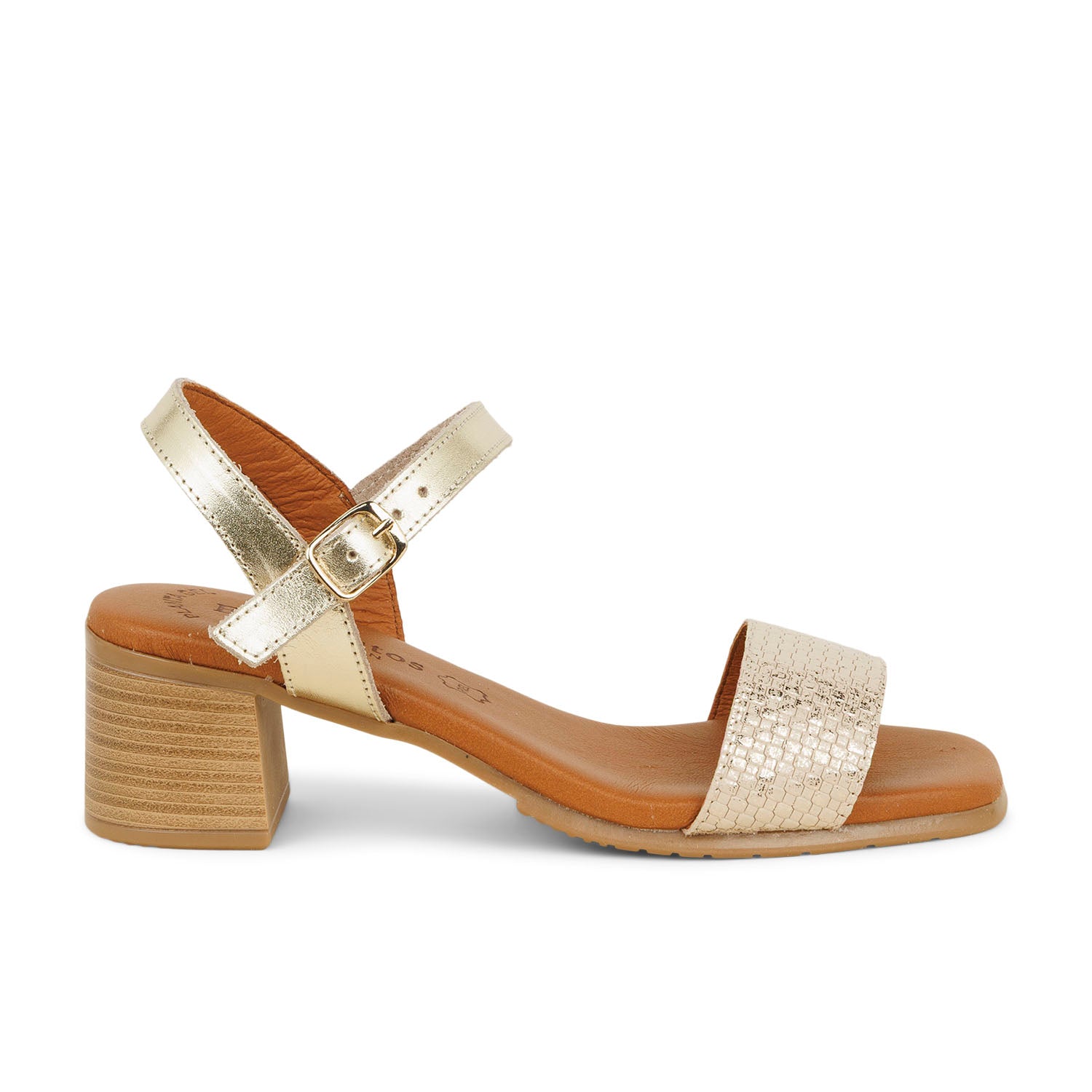 Sandales Femme EVA FRUTOS EVIO Or/Bronze