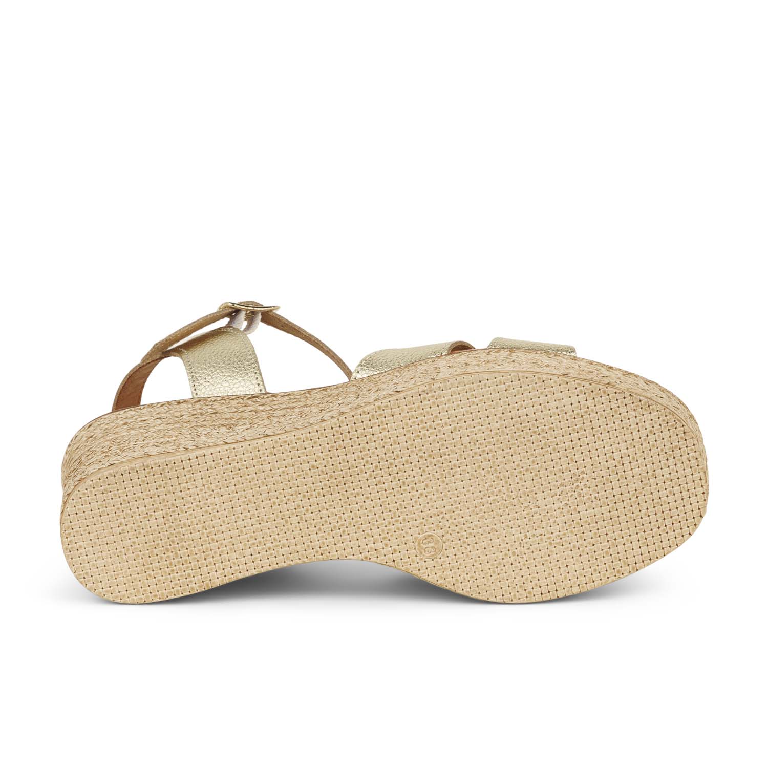 Sandales Femme EVA FRUTOS Sandales dorées compensées pour femme, Eva Frutos Or/Bronze