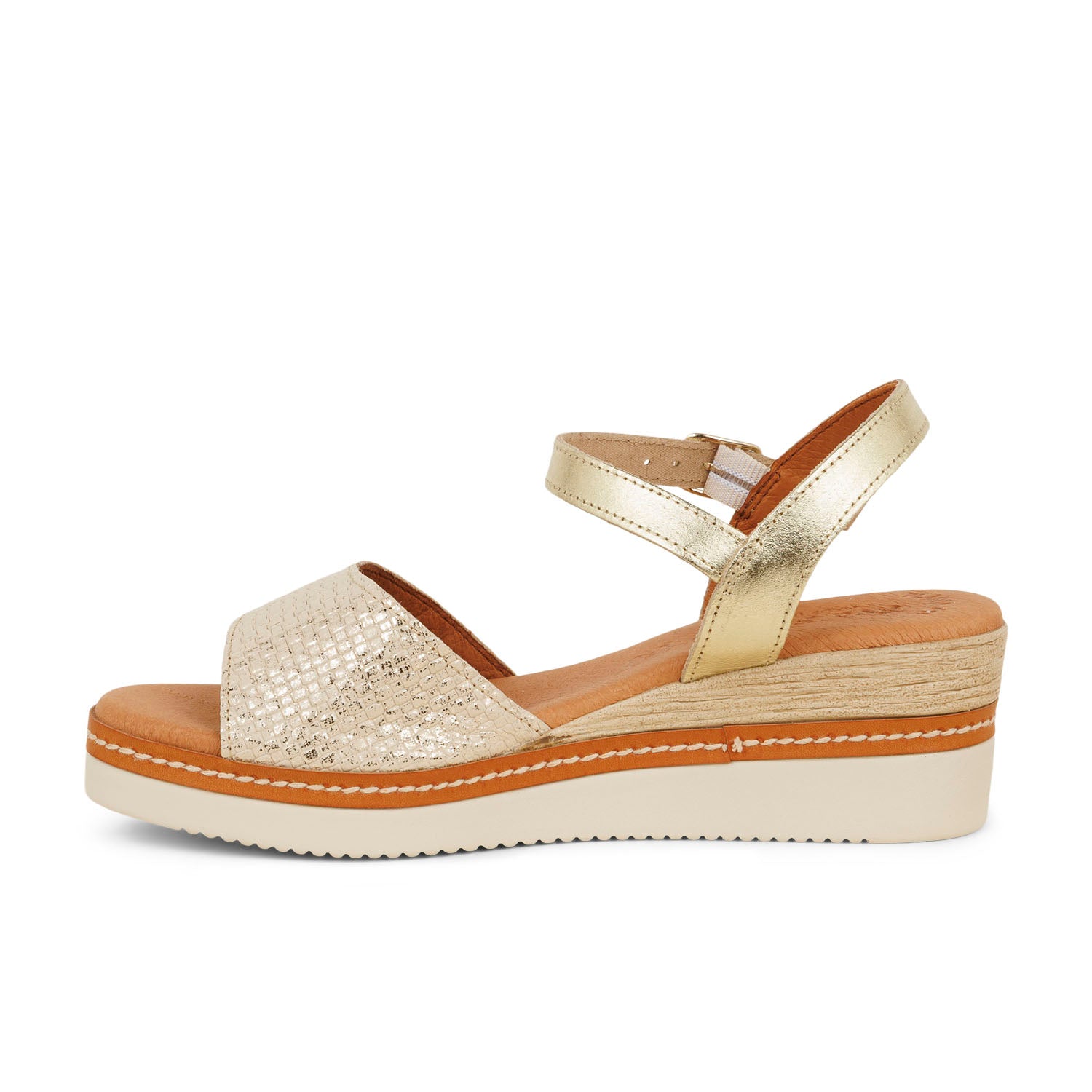 Sandales Femme EVA FRUTOS EVU Or/Bronze