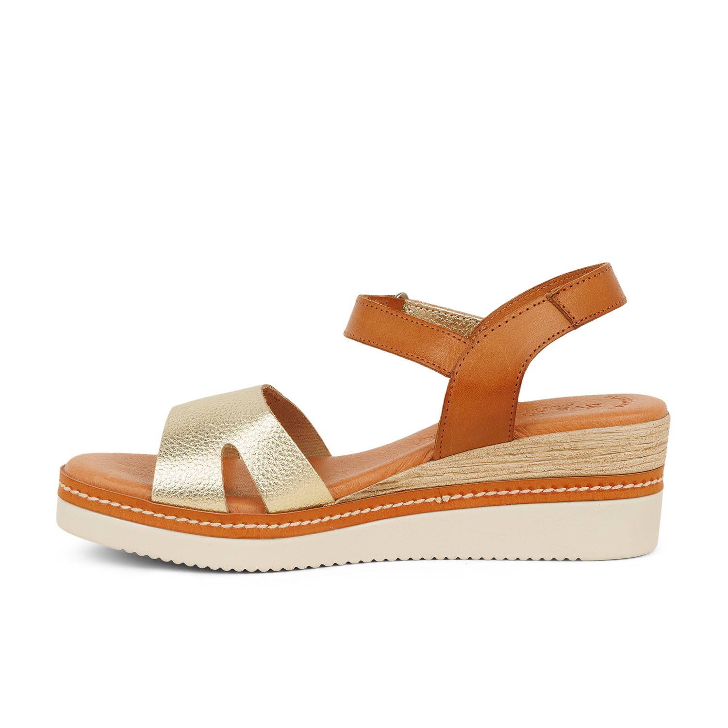 Sandales Femme EVA FRUTOS EVATOS Or/Bronze