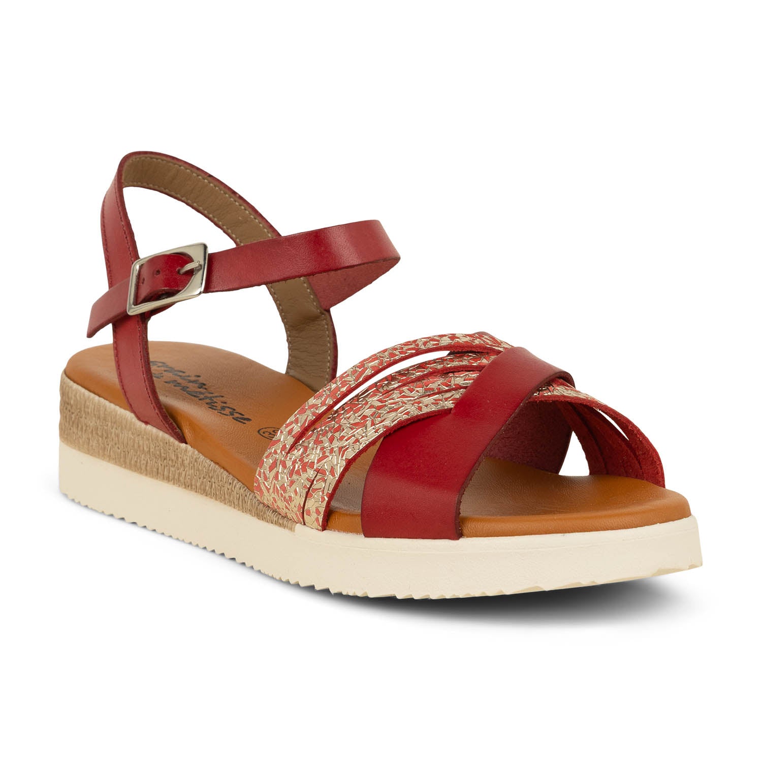 Sandales Femme GRAIN DE METISSE RAELY Rouge
