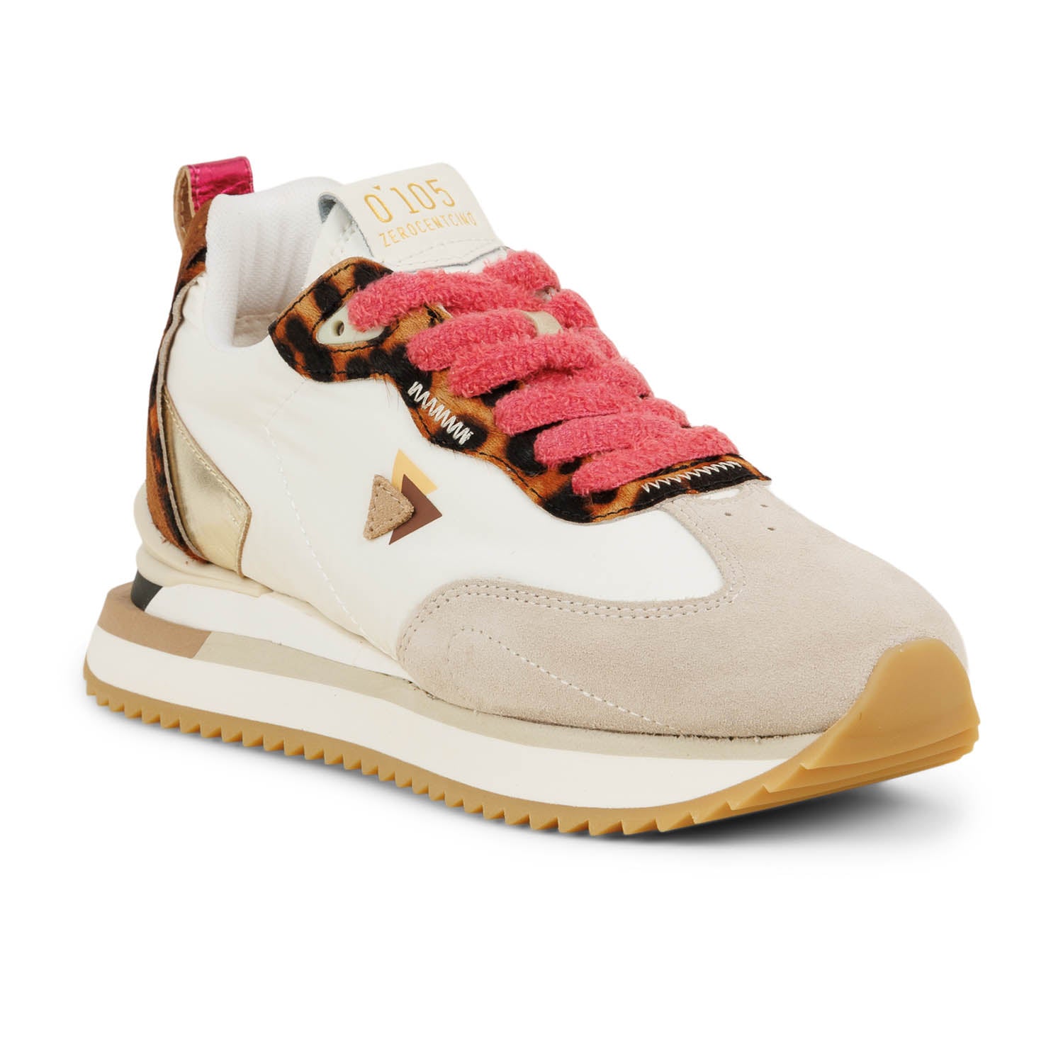 Sneakers Femme 0 105 LENOX LEO GOLD Blanc