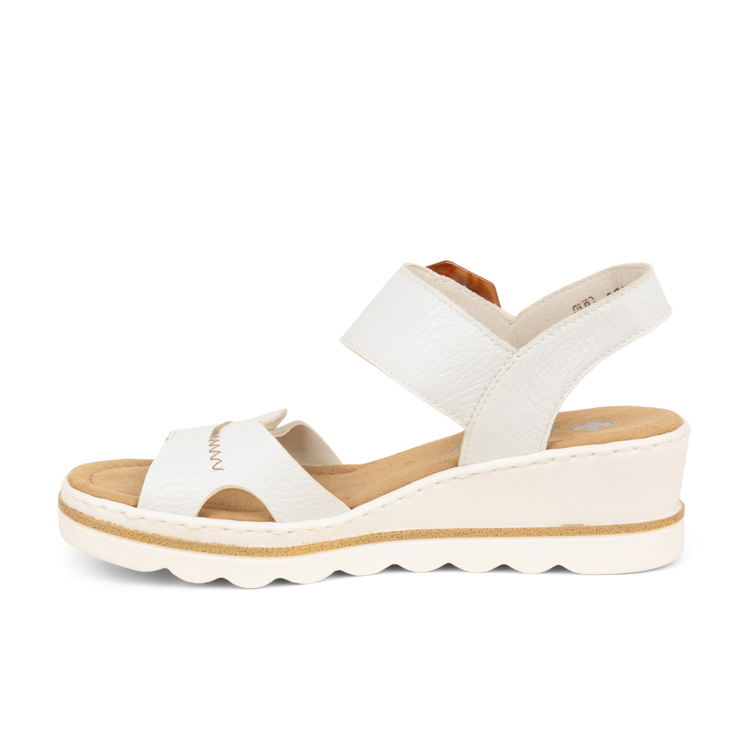Sandales Femme RIEKER 67476 - RIBA Blanc